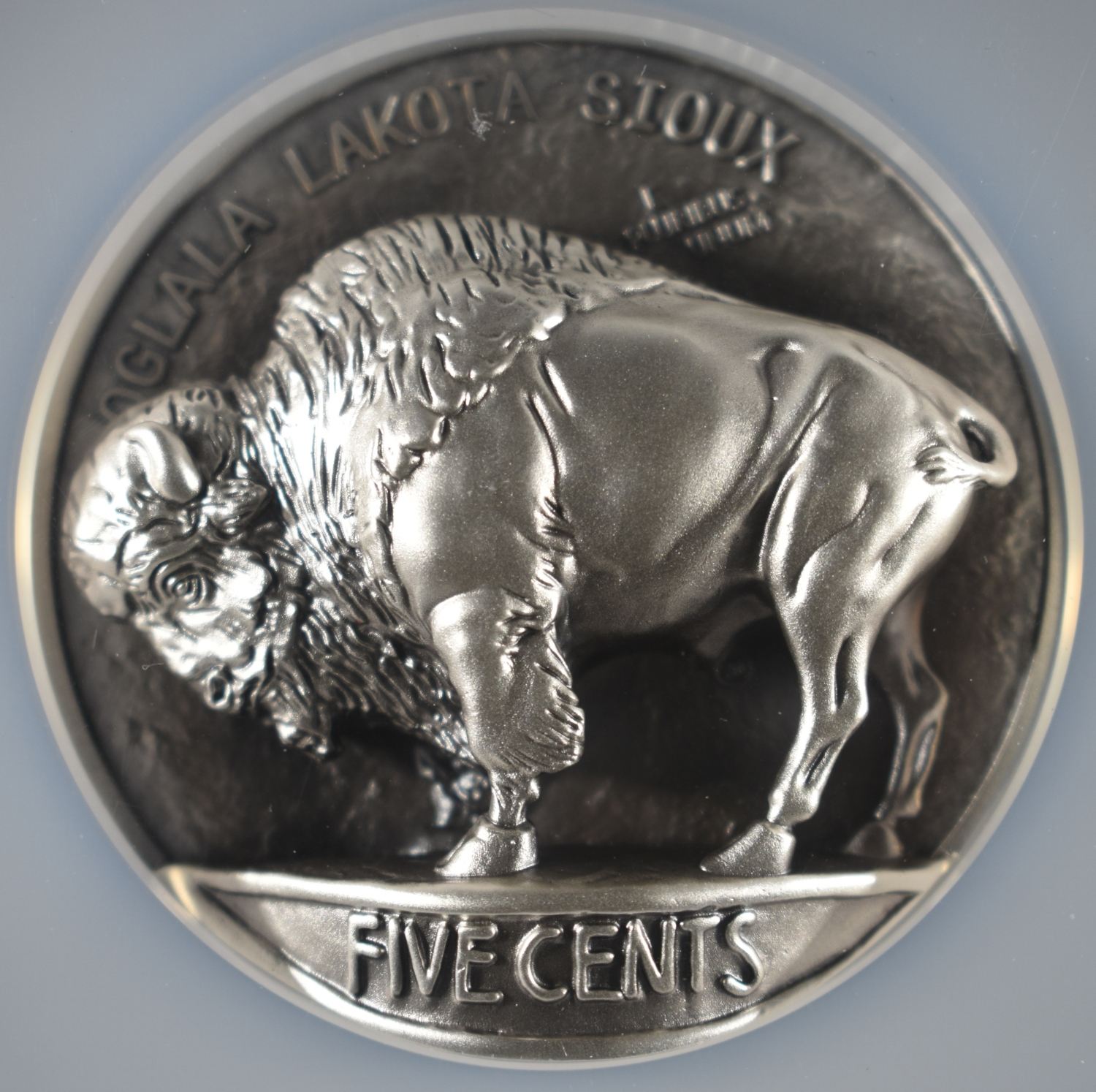 2026 5 OZ SILVER BUFFALO BEYOND RELIEF NGC MS-70