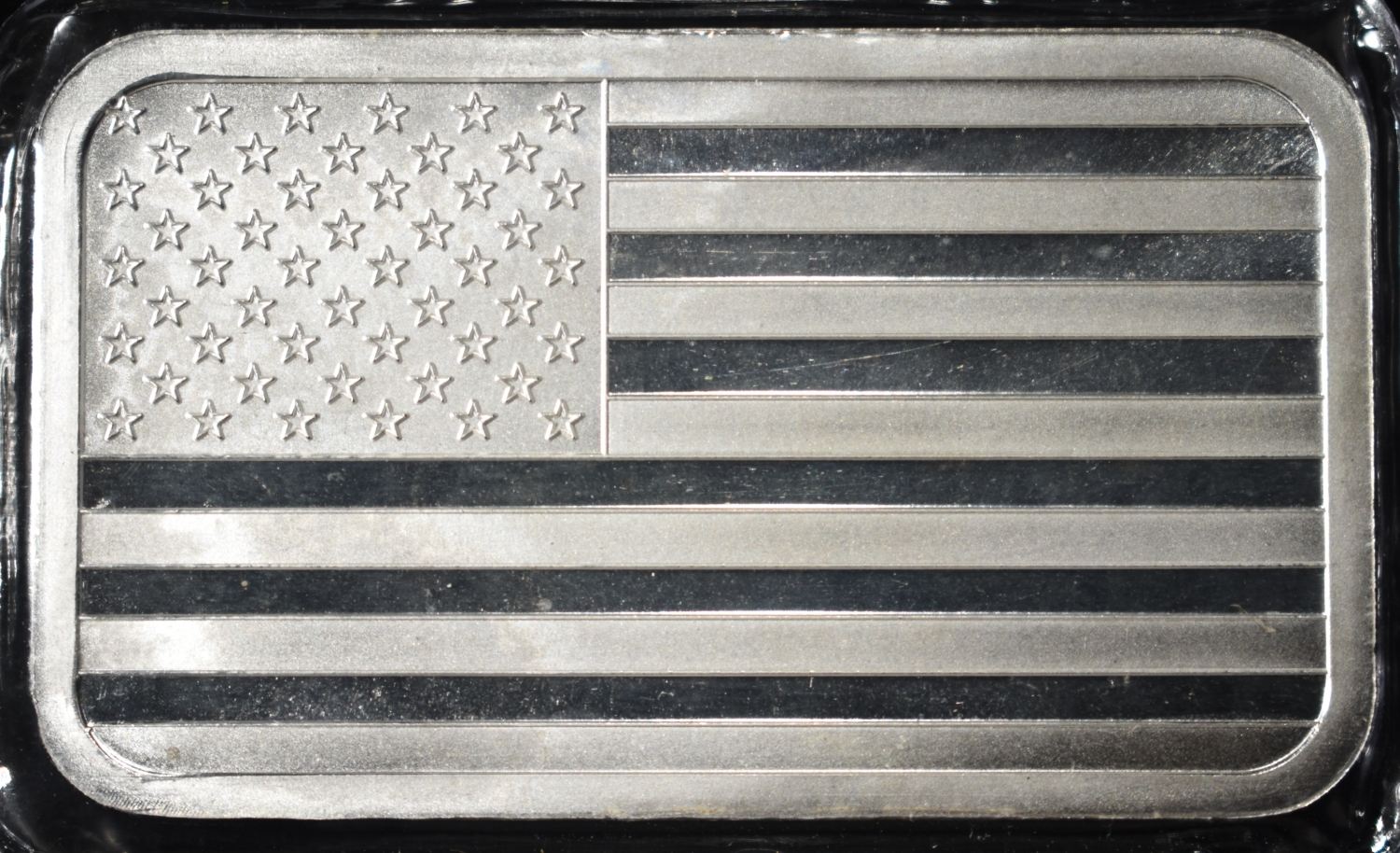 FLAG 5 OZ .999 SILVER BAR