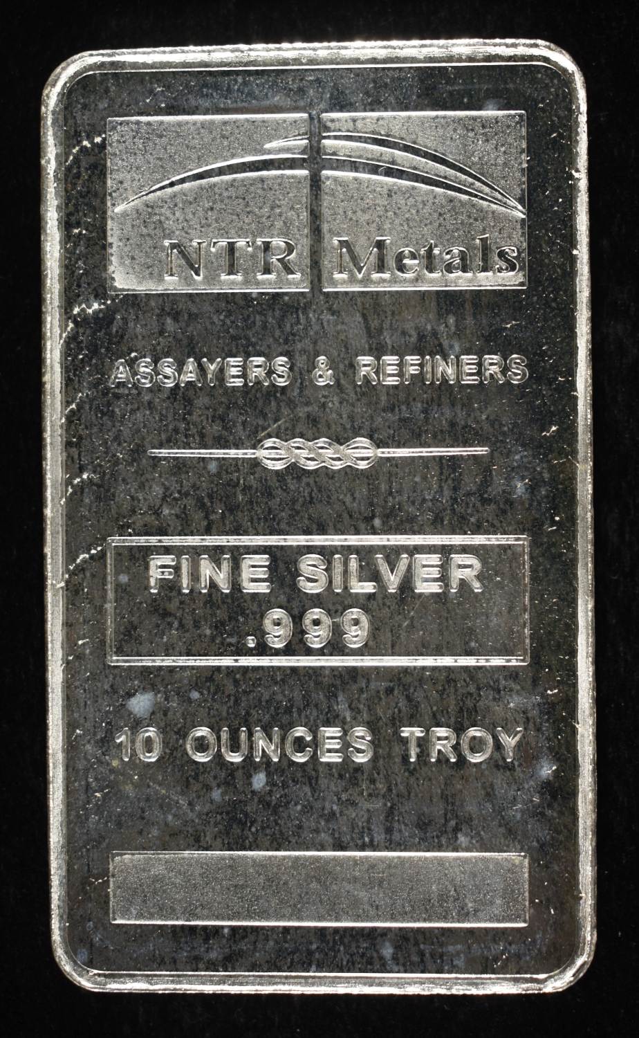 NTR METALS 10 OZ .999 SILVER BAR