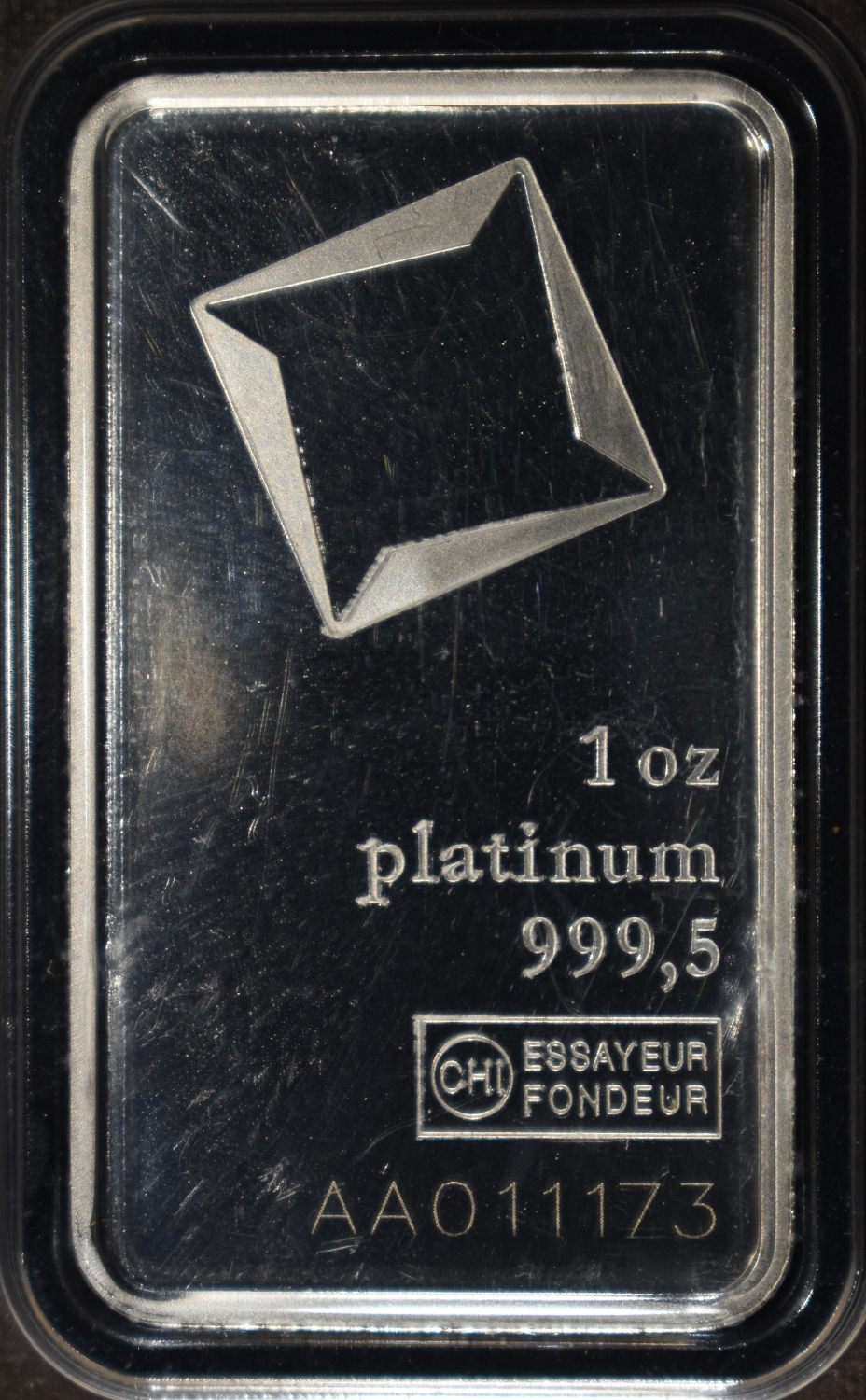 VALCAMBI SUISSE 1 OZ .9995 PLATINUM