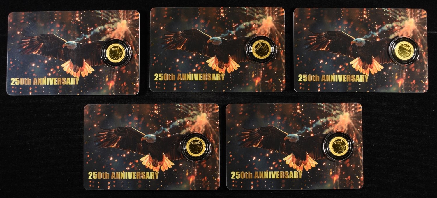 (5) 2026 NIUE 50C 1/1000TH .9999 GOLD