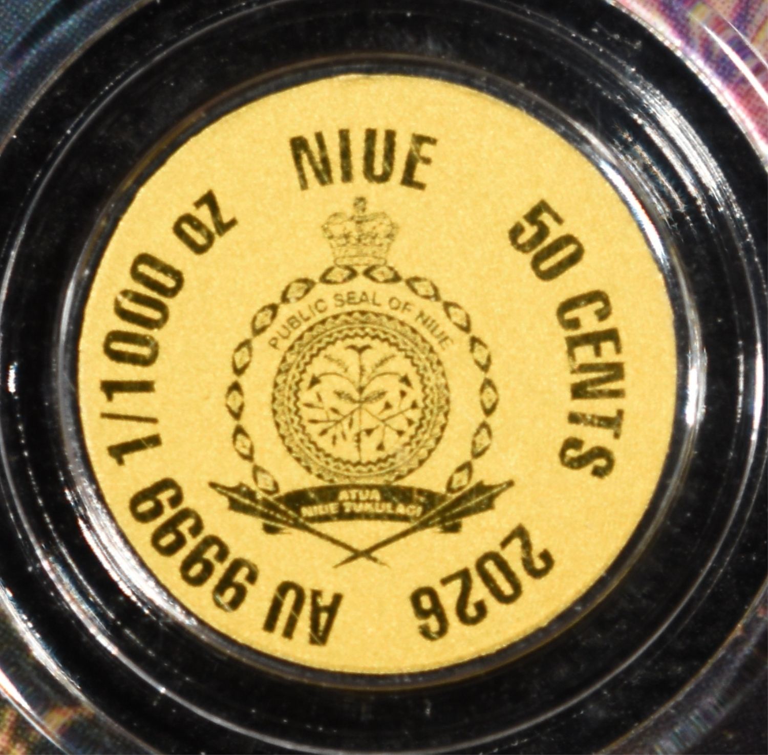 (5) 2026 NIUE 50C 1/1000TH .9999 GOLD