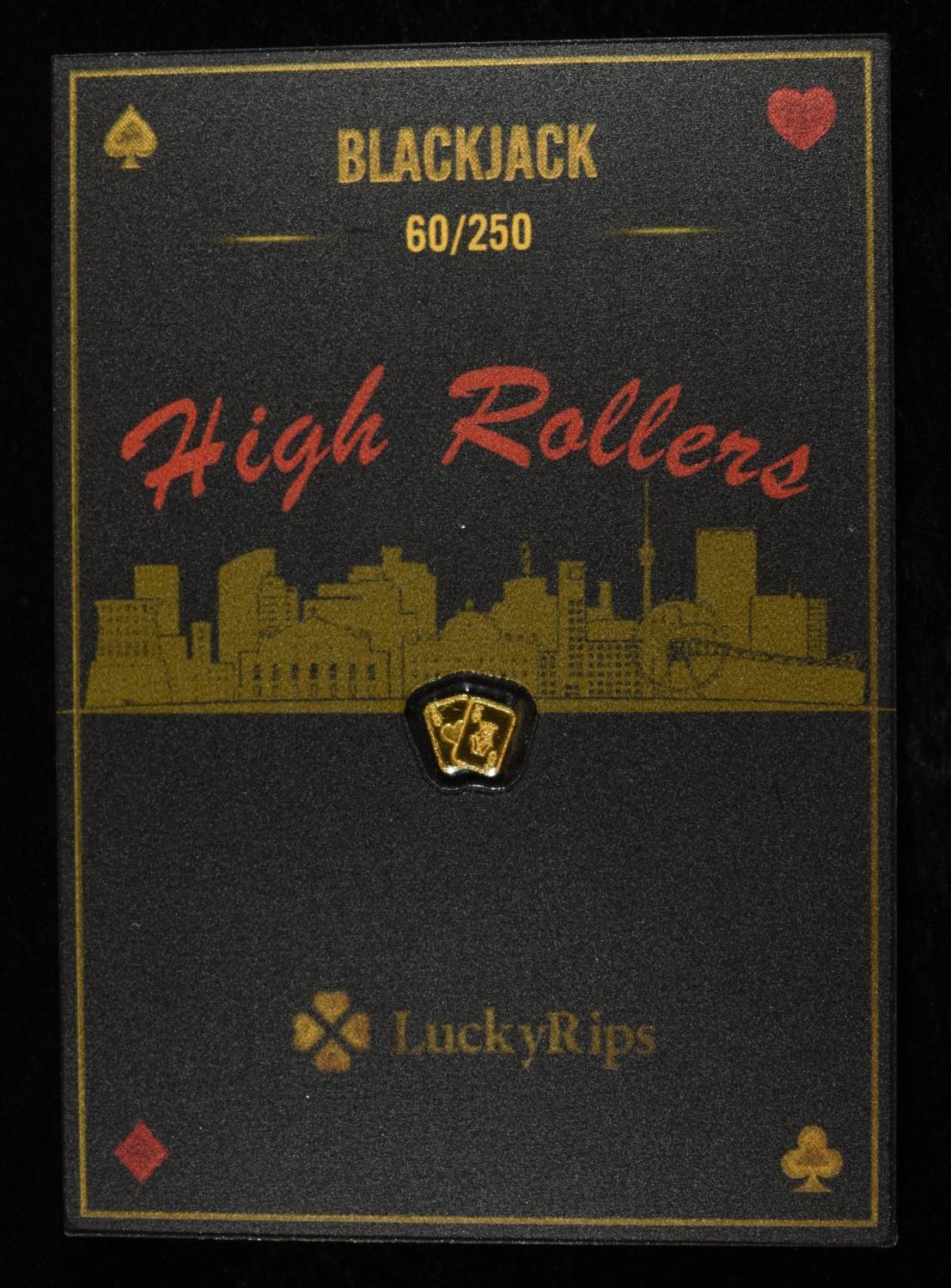 BLACK JACK 0.5G .999 GOLD