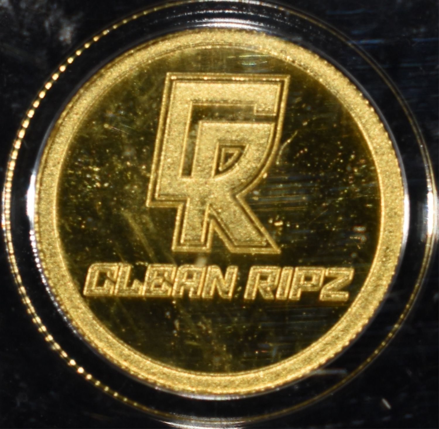 CLEAN RIPZ 1G .9999 GOLD ICG MS70PL ROUND