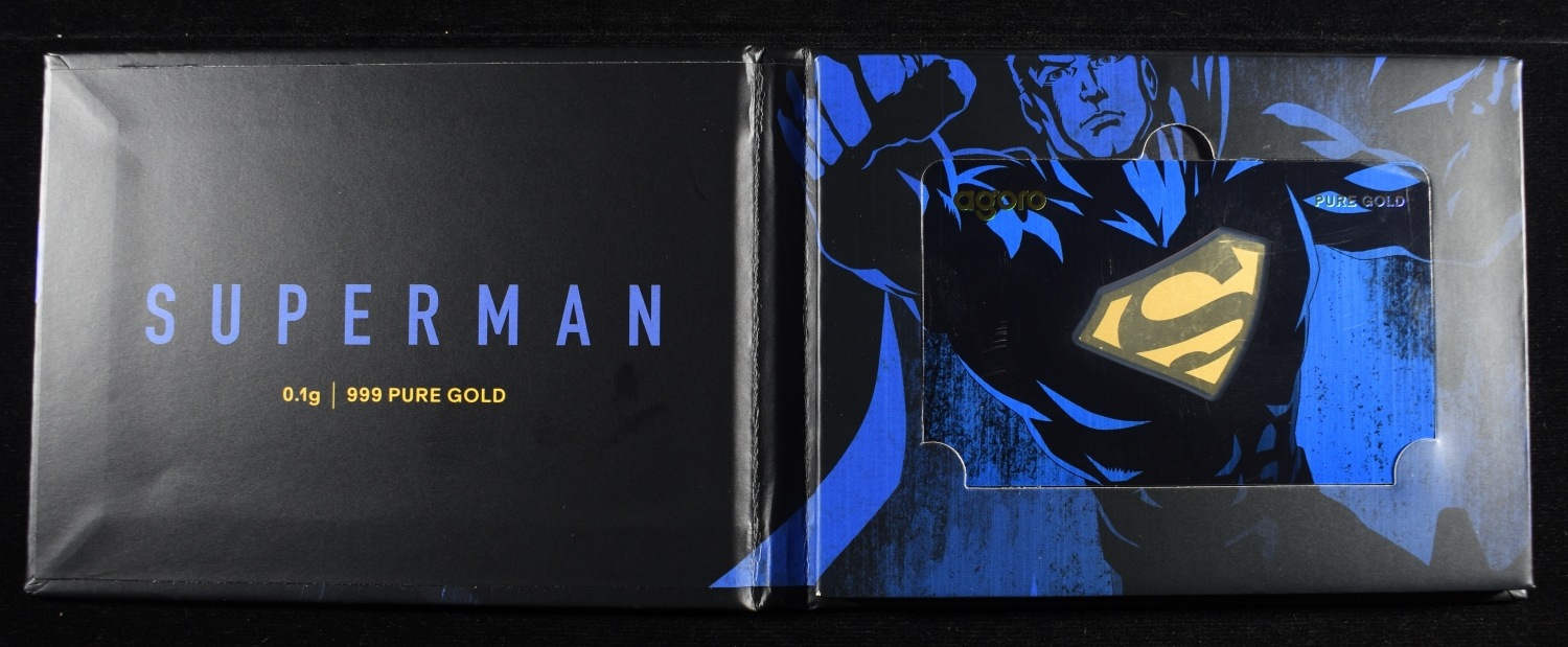 2026 NIUE AGORO SUPERMAN 0.1g GOLD LOW MINTAGE