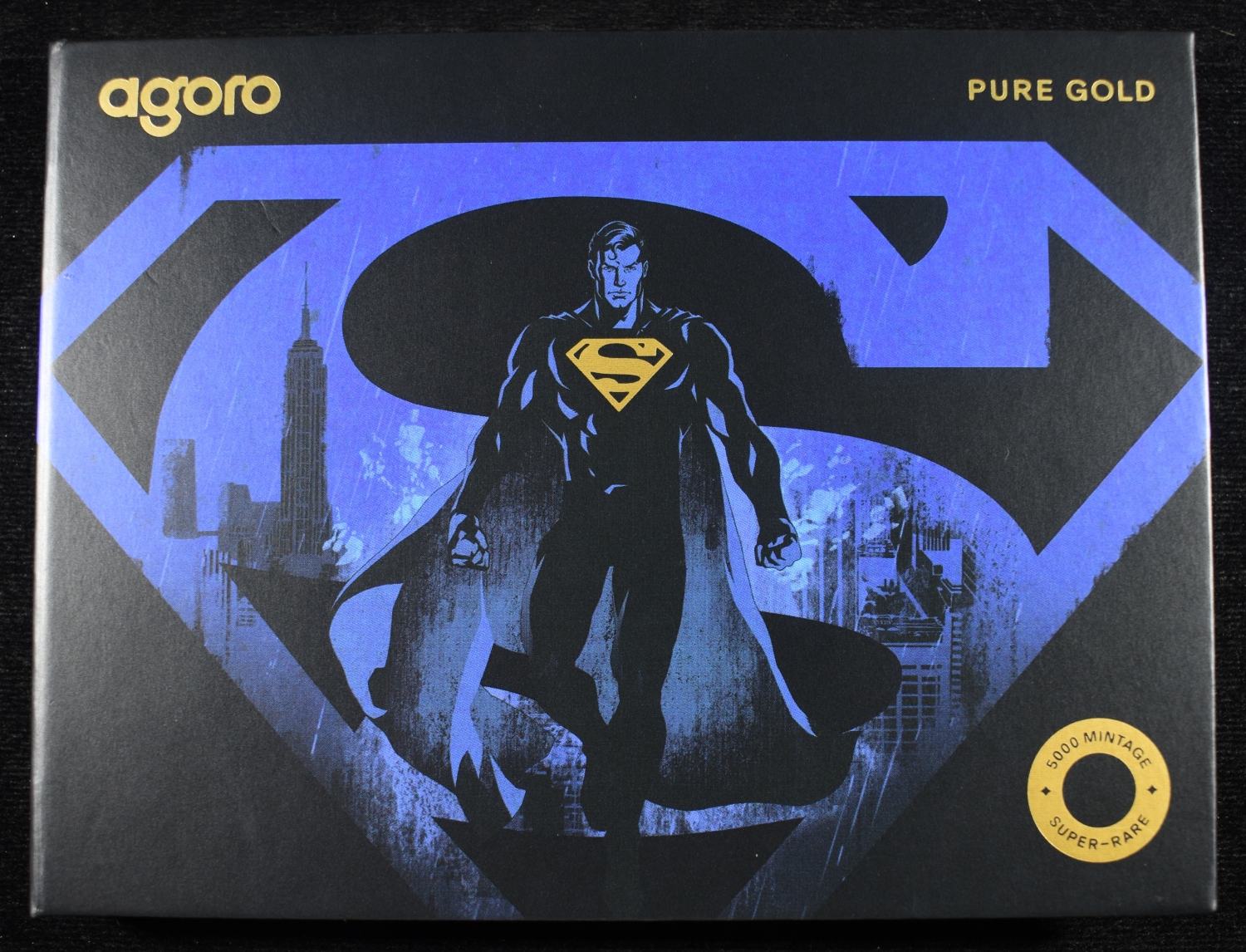 2026 NIUE AGORO SUPERMAN 0.1g GOLD LOW MINTAGE