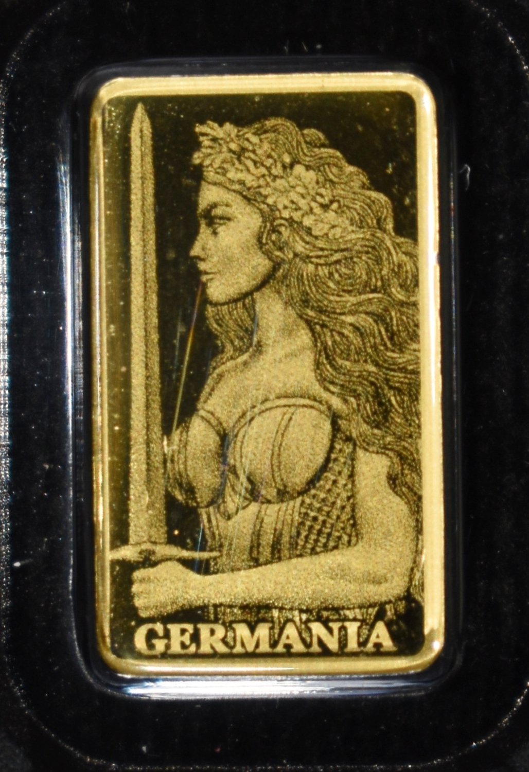 (2) GERMANIA MINT 1/200TH .9999 GOLD BARS PROOF