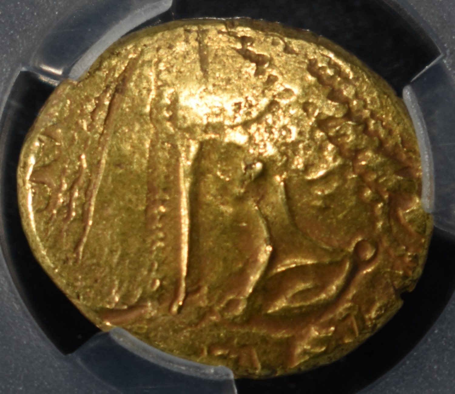 c.80-50 BC GOLD AV STATER PNC CH XF