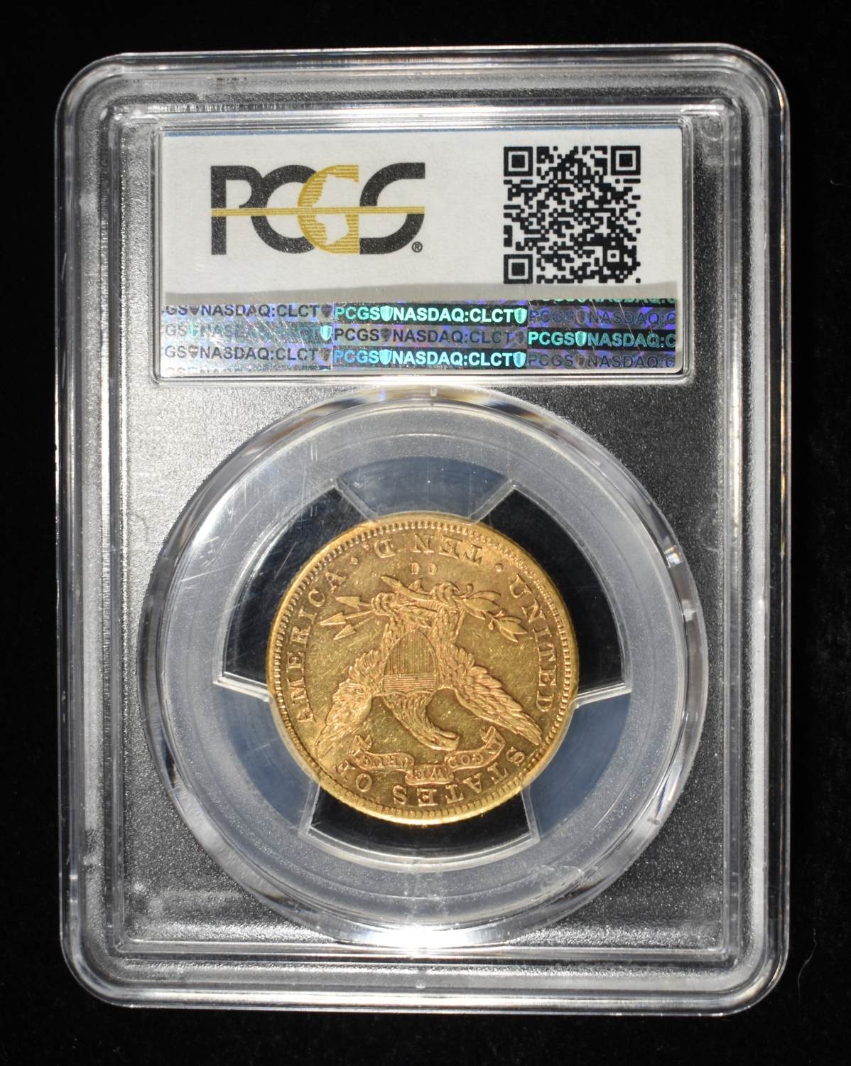 1891-CC $10 GOLD LIBERTY PCGS AU-53