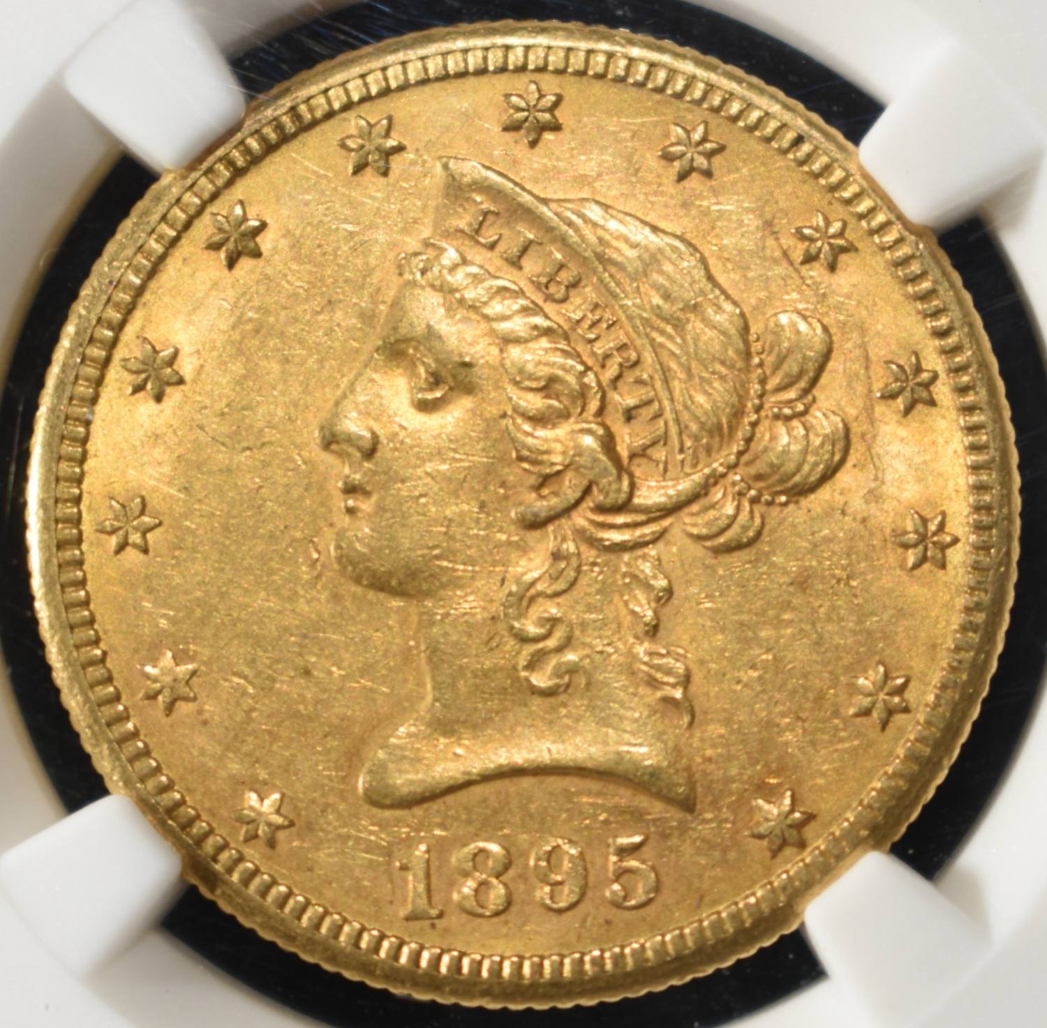 1895-O $10 GOLD LIBERTY NGC AU-58 LOW MINTAGE