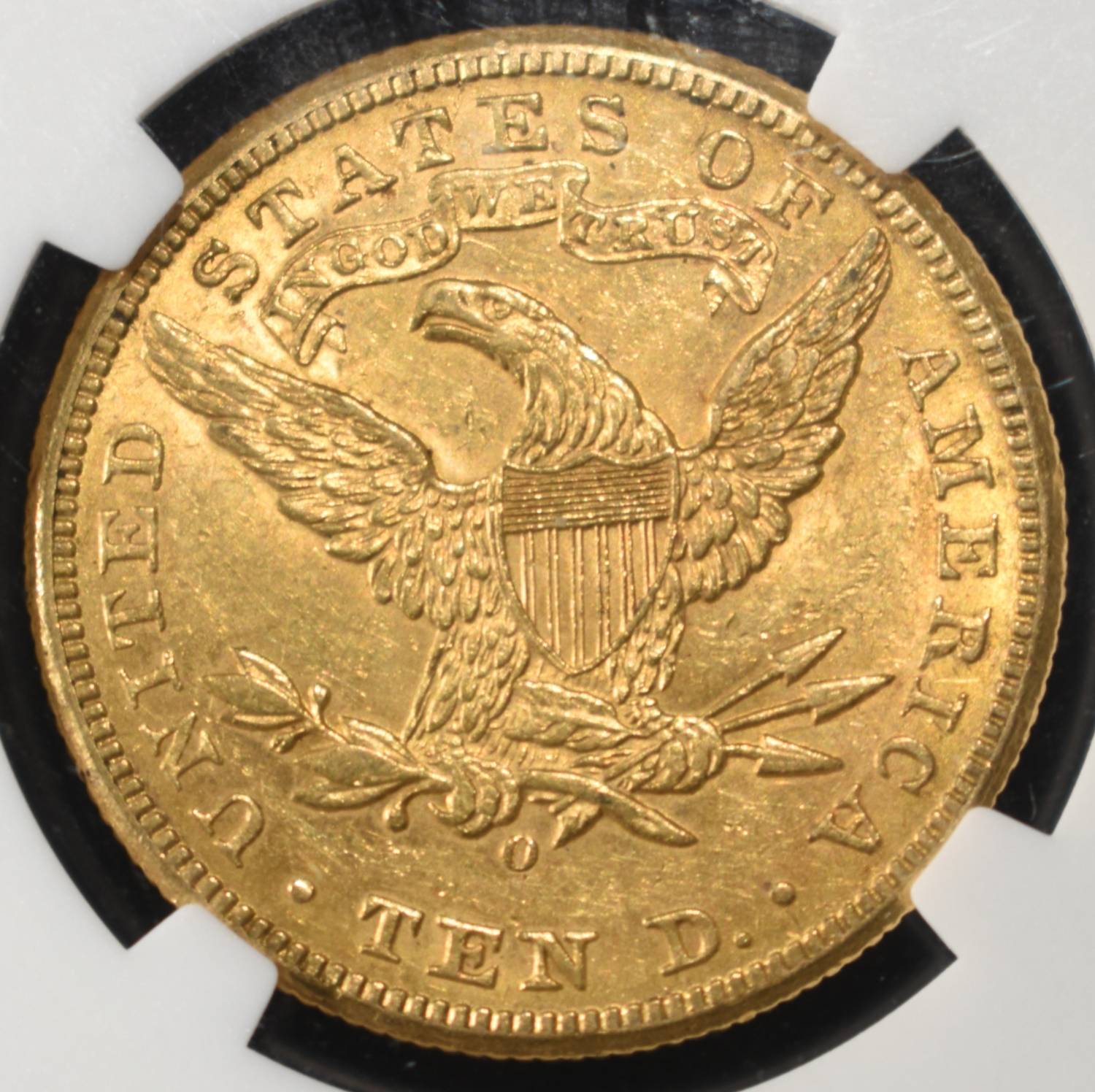 1895-O $10 GOLD LIBERTY NGC AU-58 LOW MINTAGE