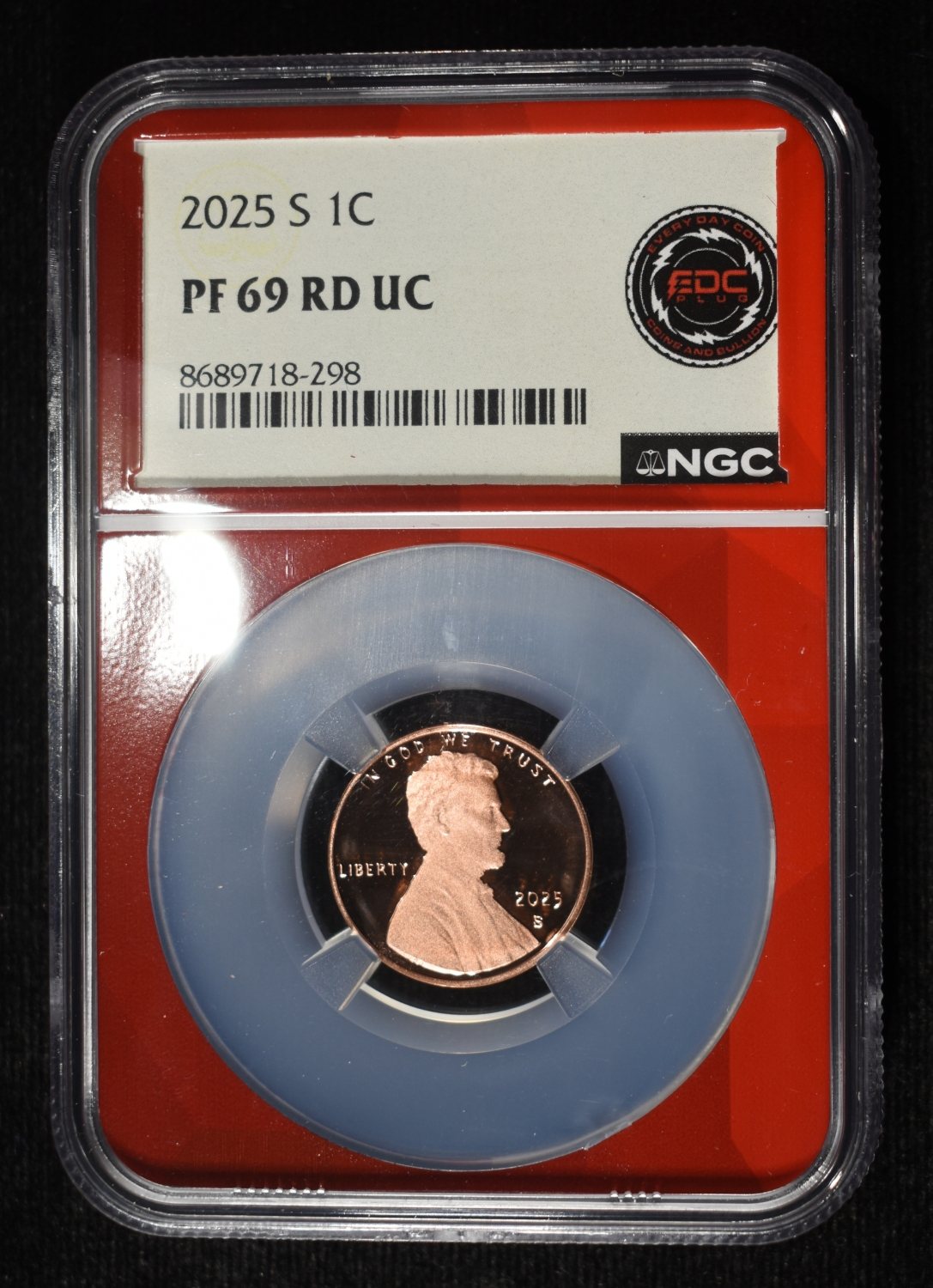 2025-S SHIELD CENT NGC PF69 RD UC
