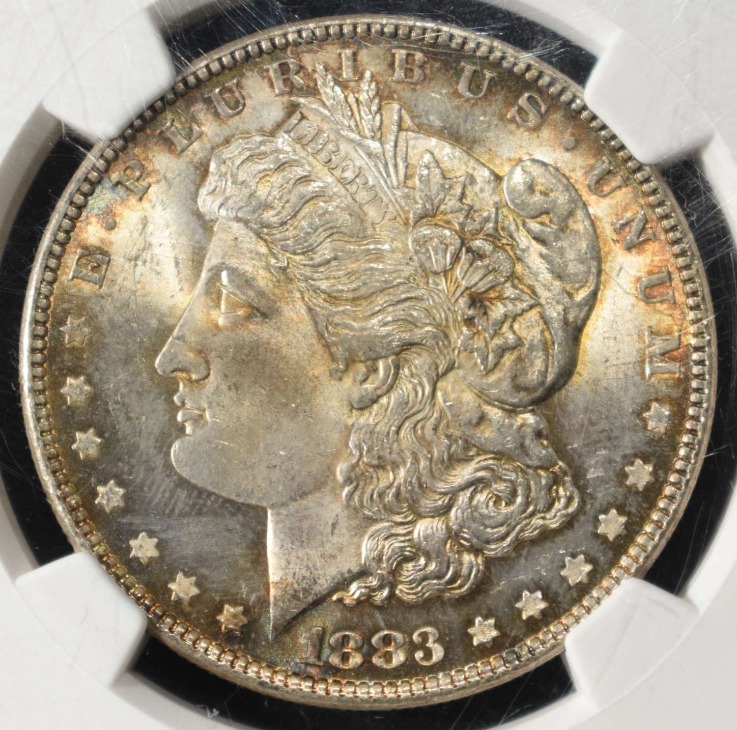 1883 MORGAN DOLLAR NGC MS63
