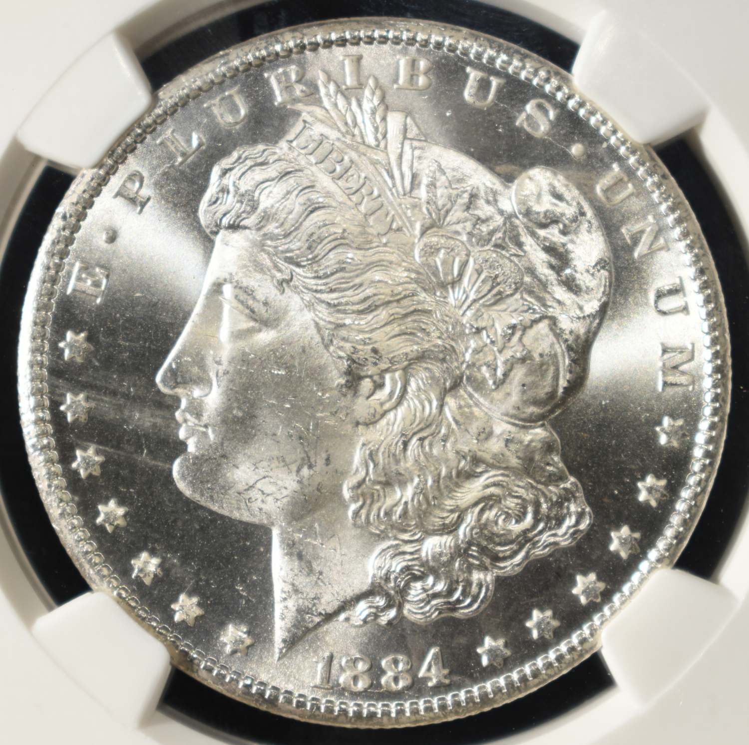 1884-CC MORGAN DOLLAR NGC MS-64