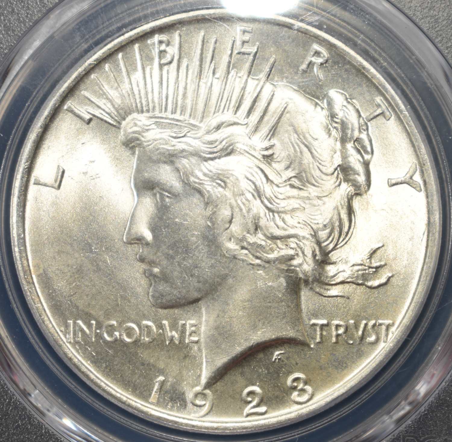 1923 PEACE DOLLAR PCGS MS-64