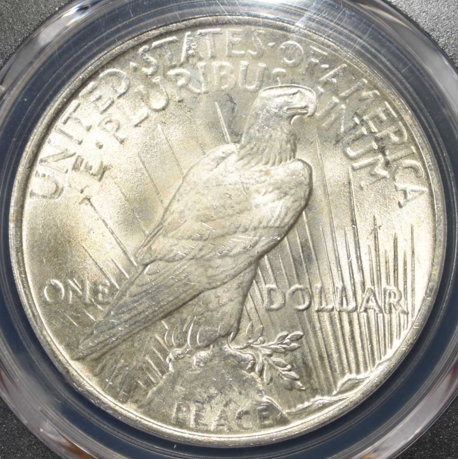 1923 PEACE DOLLAR PCGS MS-64