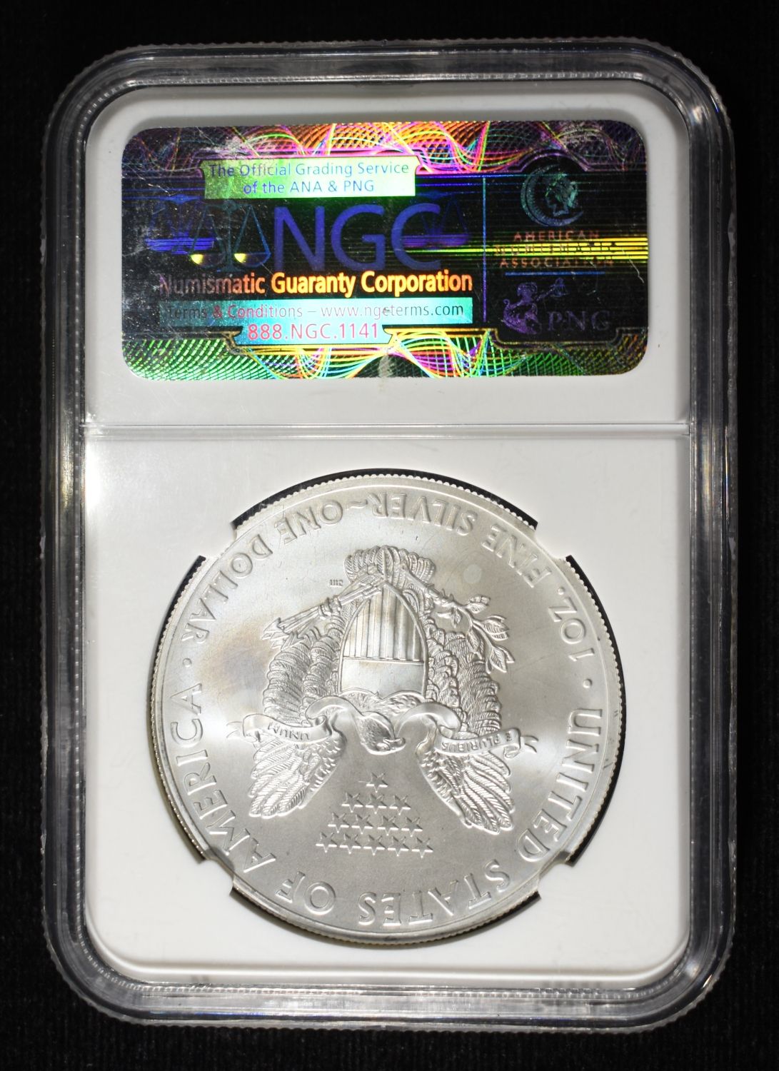2014 AMERICAN SILVER EAGLE NGC MS69 FR
