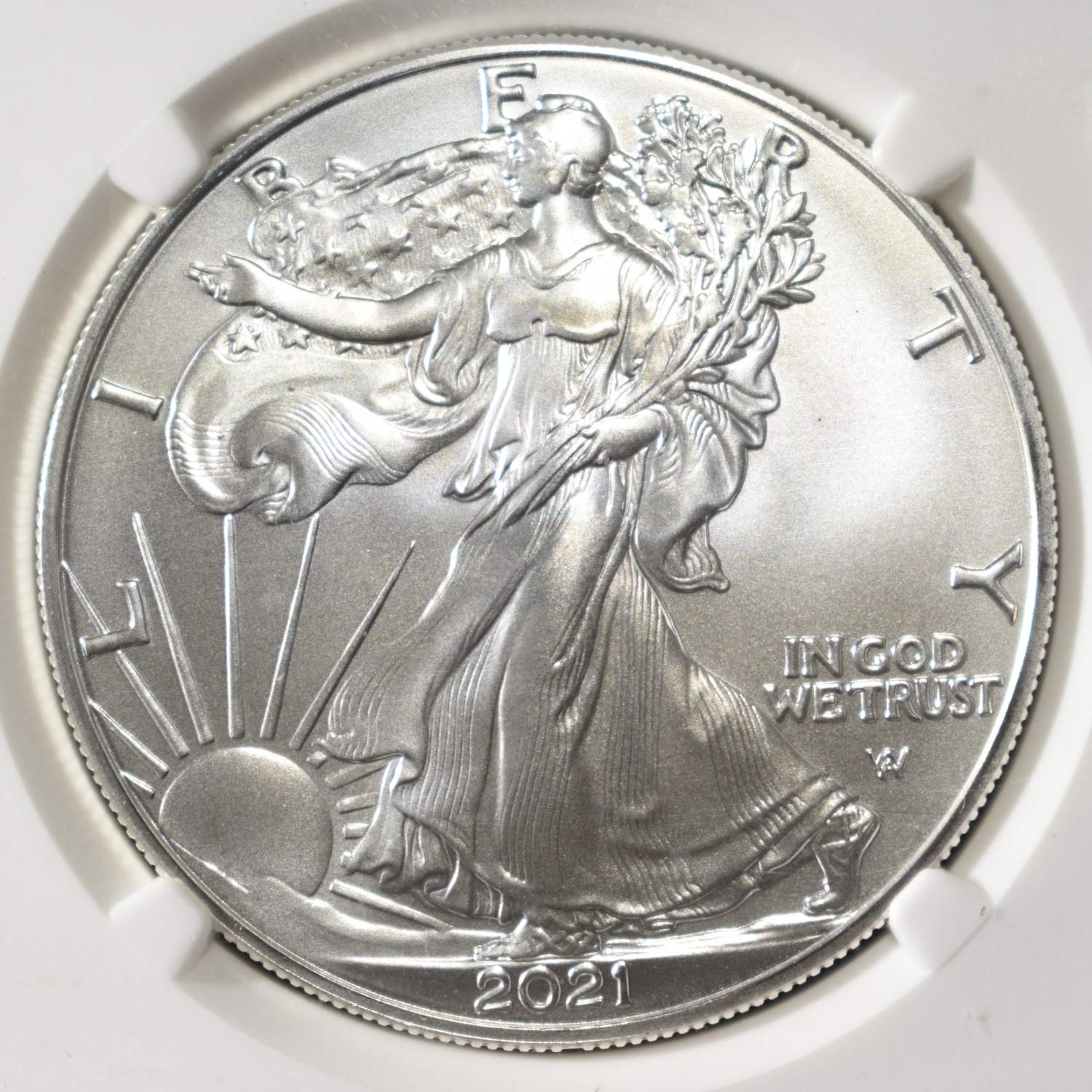 2021 AMERICAN SILVER EAGLE NGC MS70