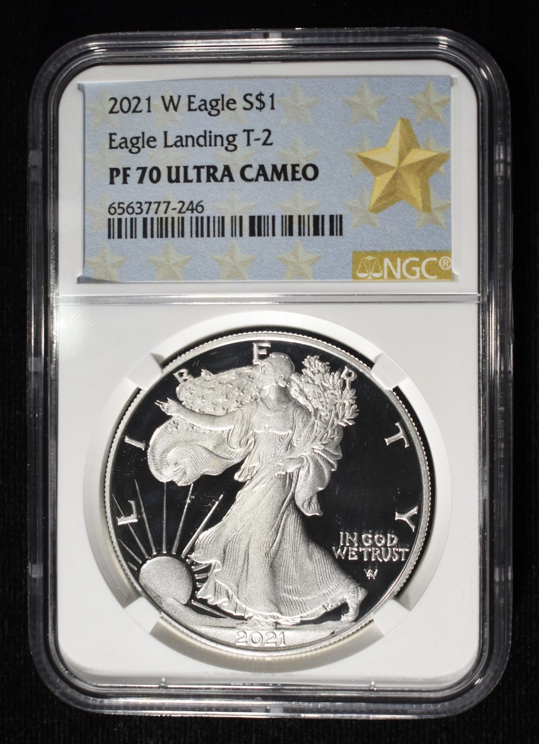 2021-W AMERICAN SILVER EAGLE NGC PF70 ULTRA CAMEO