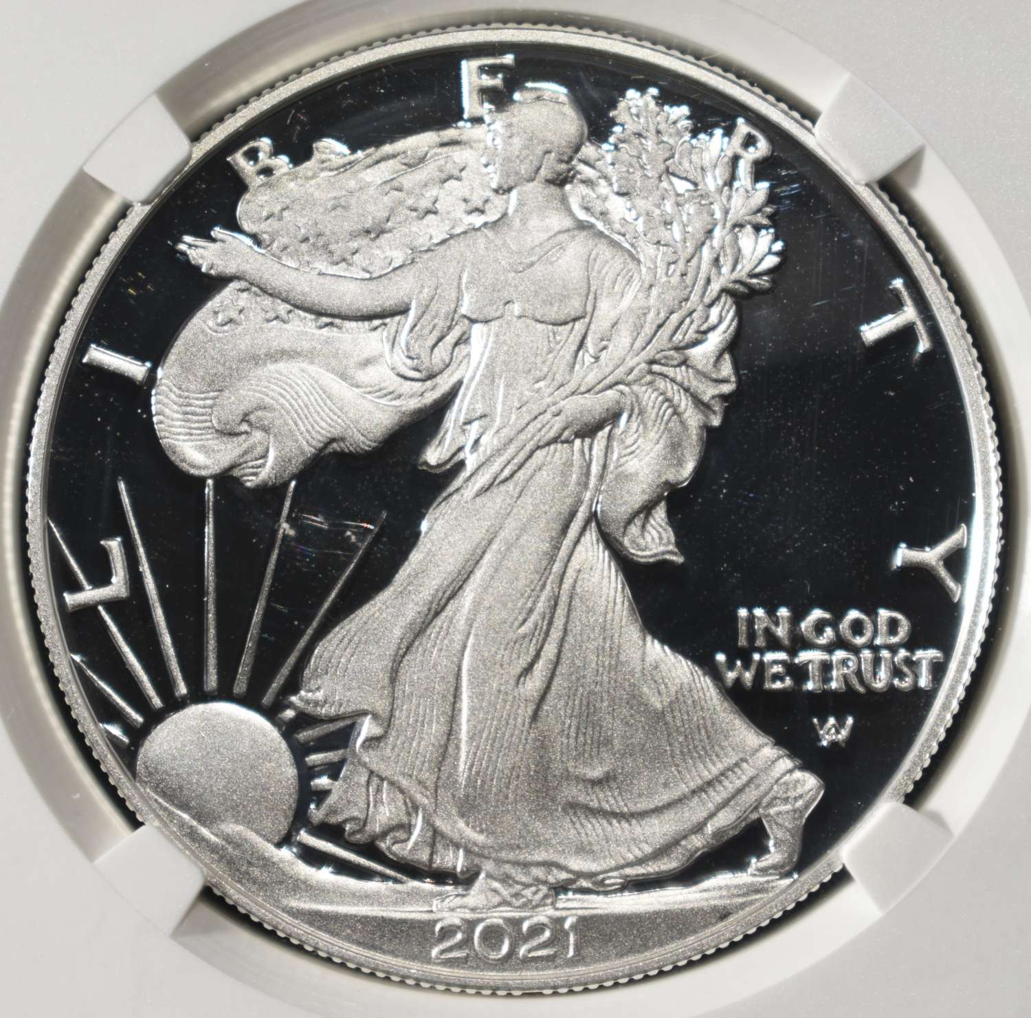 2021-W AMERICAN SILVER EAGLE NGC PF70 ULTRA CAMEO