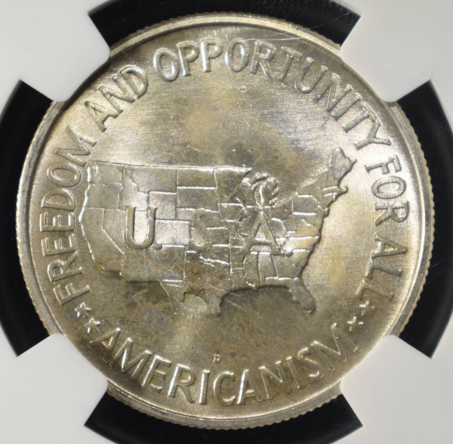 1951-D 50C COMMEM WASHINGTON-CARVER NCG MS64