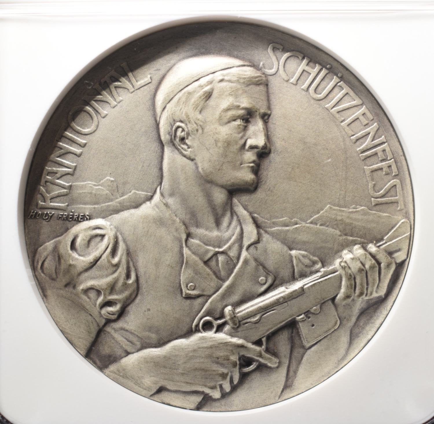 1906 SWISS SHOOTING FEST BERN NGC MS66 MATTE