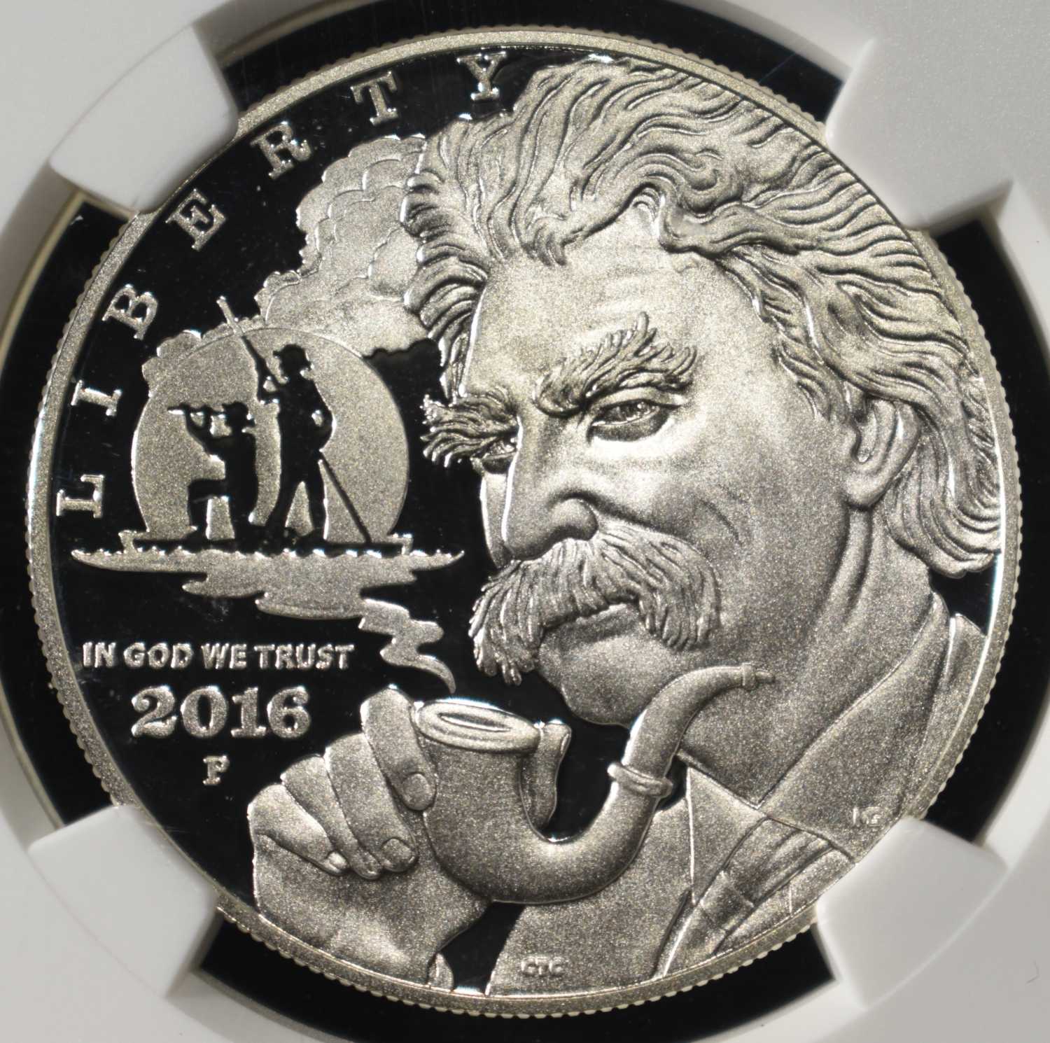 2016-P $1 COMMEM MARK TWAIN NGC PF70 ULTRA CAMEO