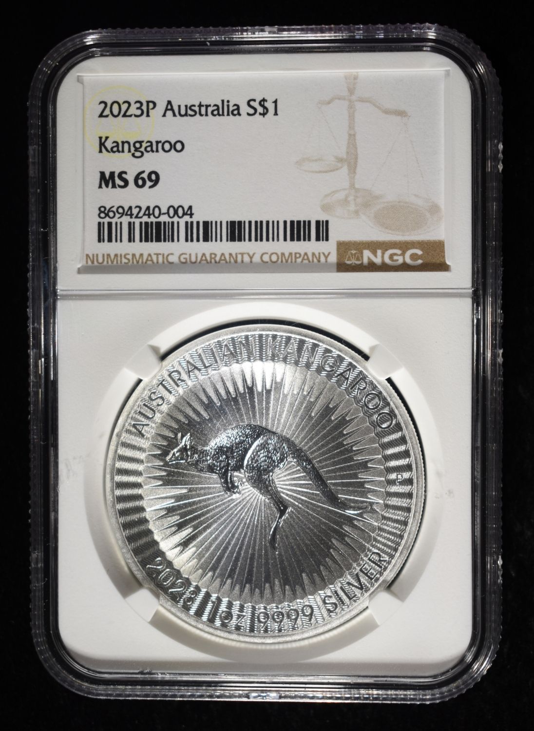 2023-P AUSTRALIA KANGAROO NGC MS69