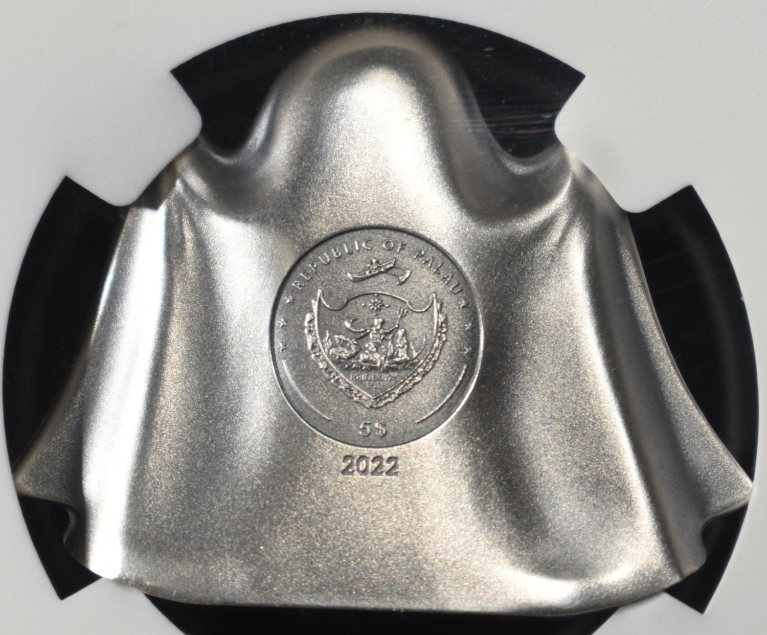 2022 PALAU SILVER GHOST NGC MS-70 ANTIQUED