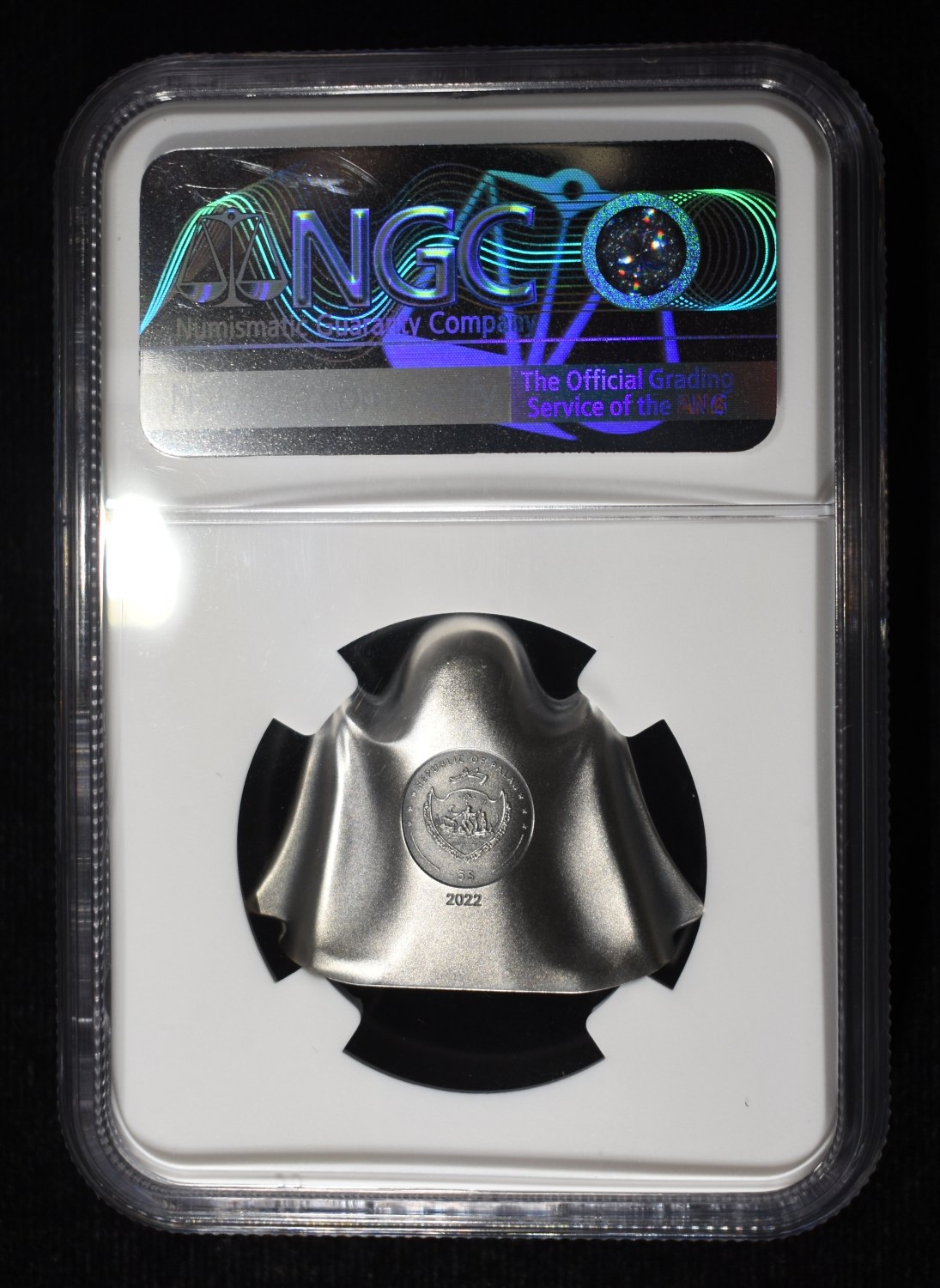 2022 PALAU SILVER GHOST NGC MS-70 ANTIQUED
