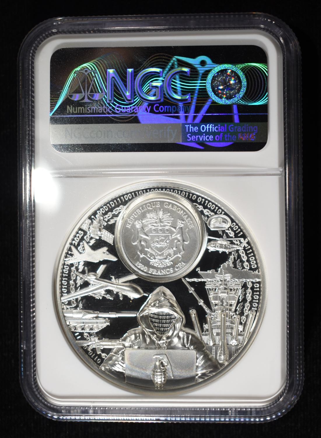2023 GABON TIME FLIES NGC PF-70 ULTRA CAMEO