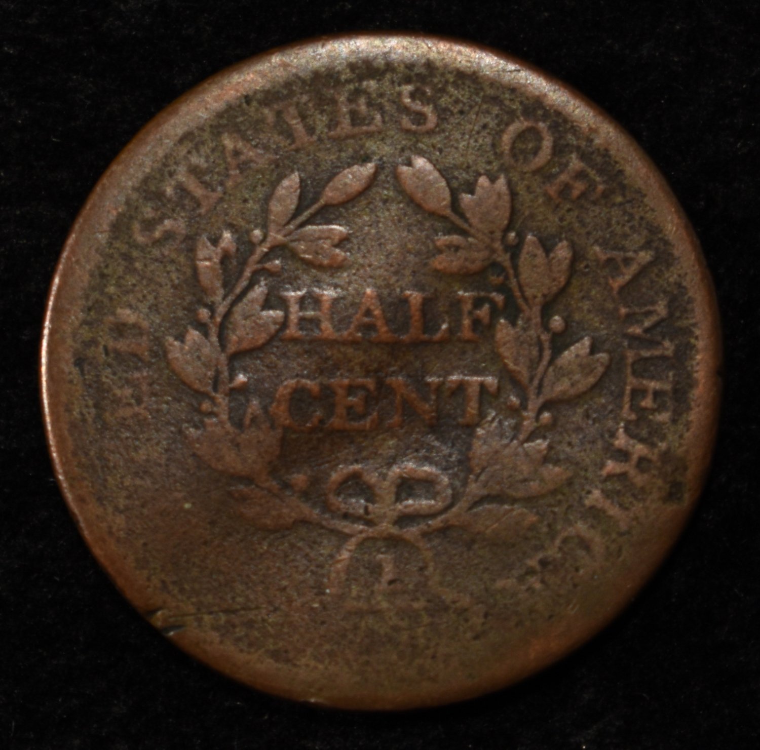 1804 DRAPED BUST HALF CENT