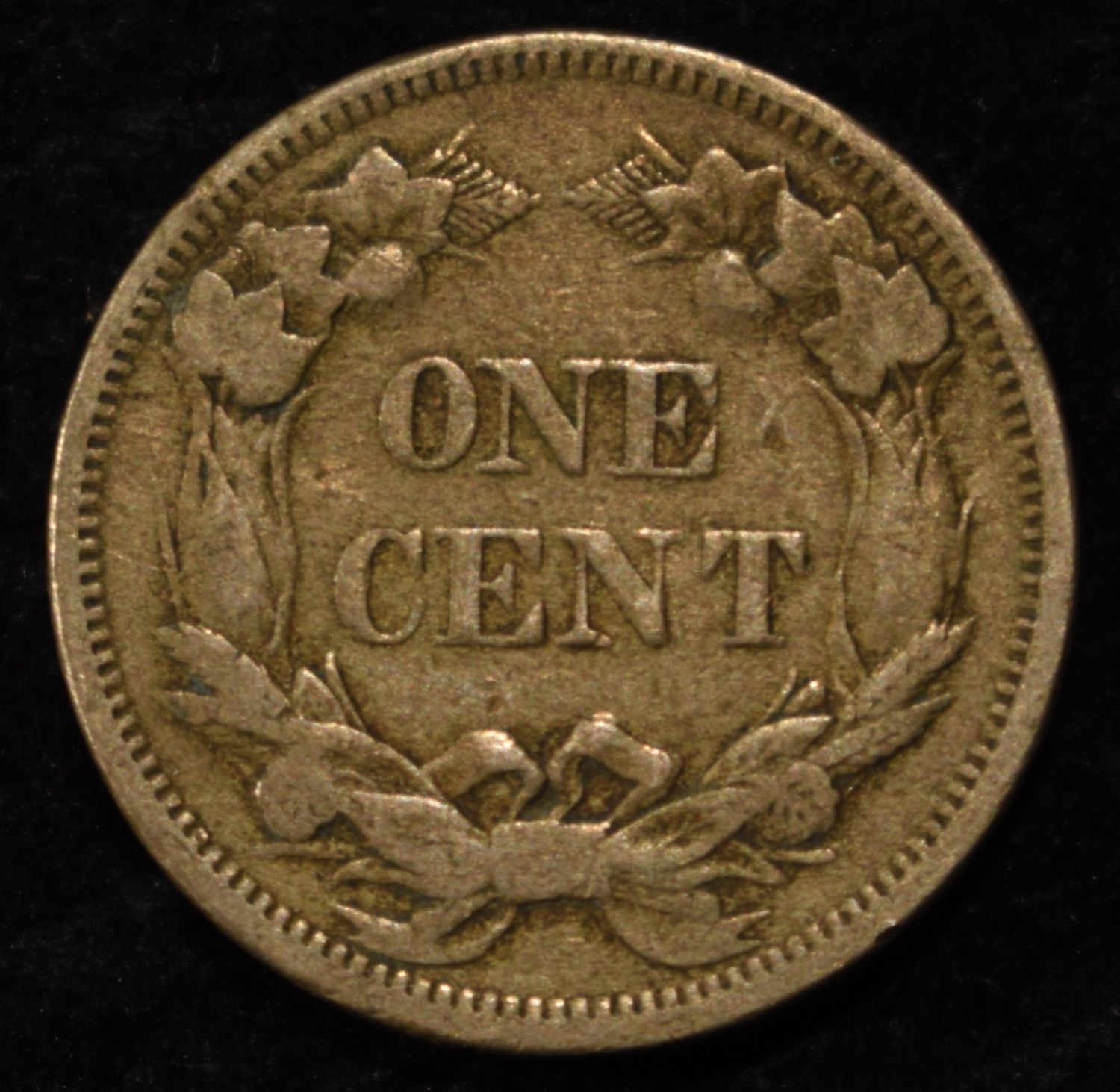 1858 FLYING EAGLE CENT XF