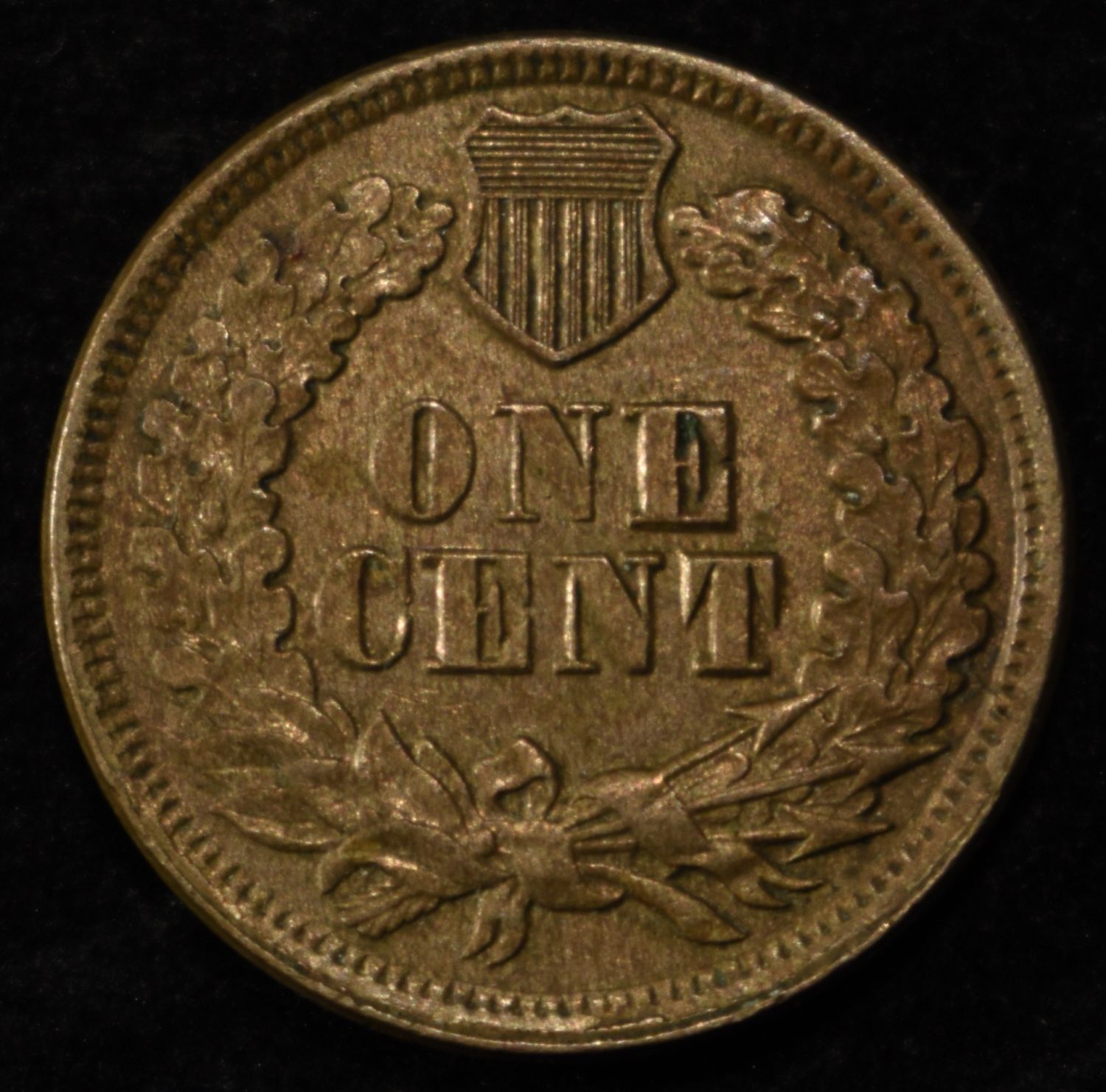 1863 INDIAN CENT BU