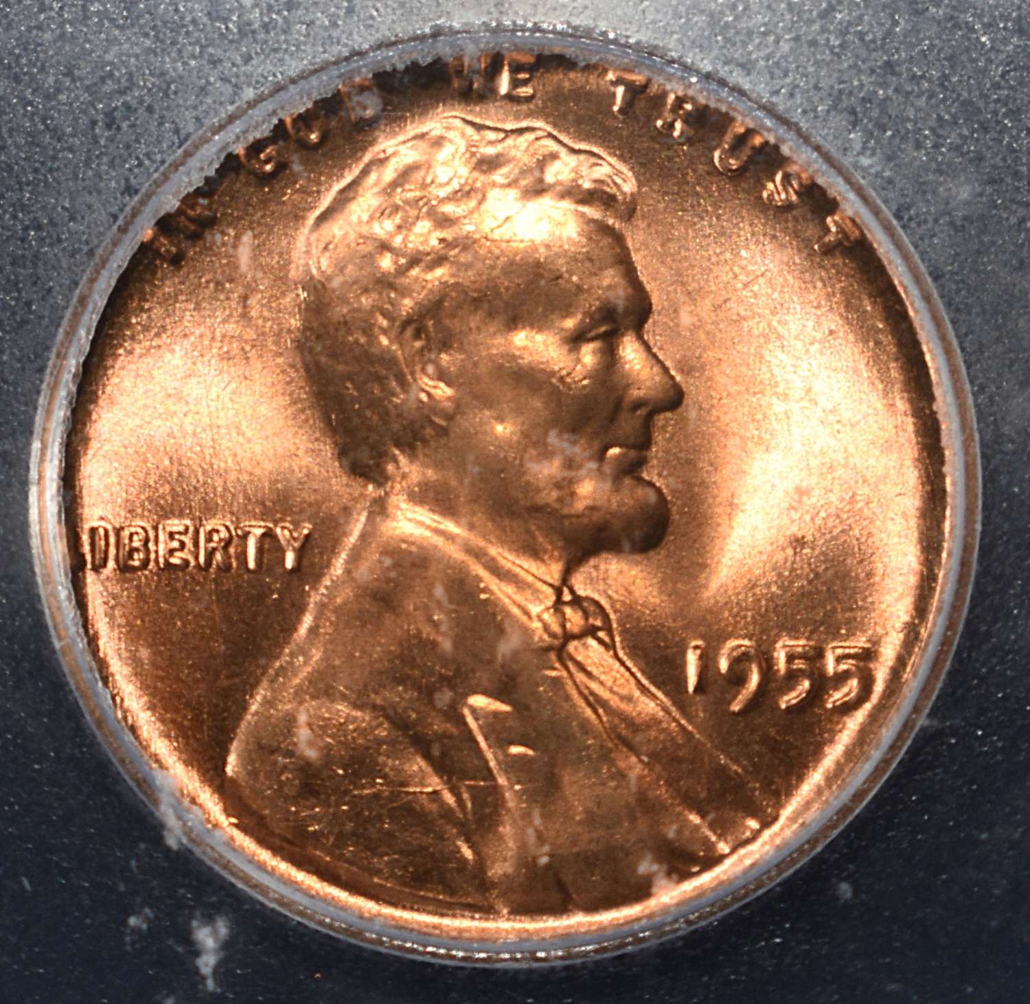 1955 WHEAT CENT ICG MS67RD