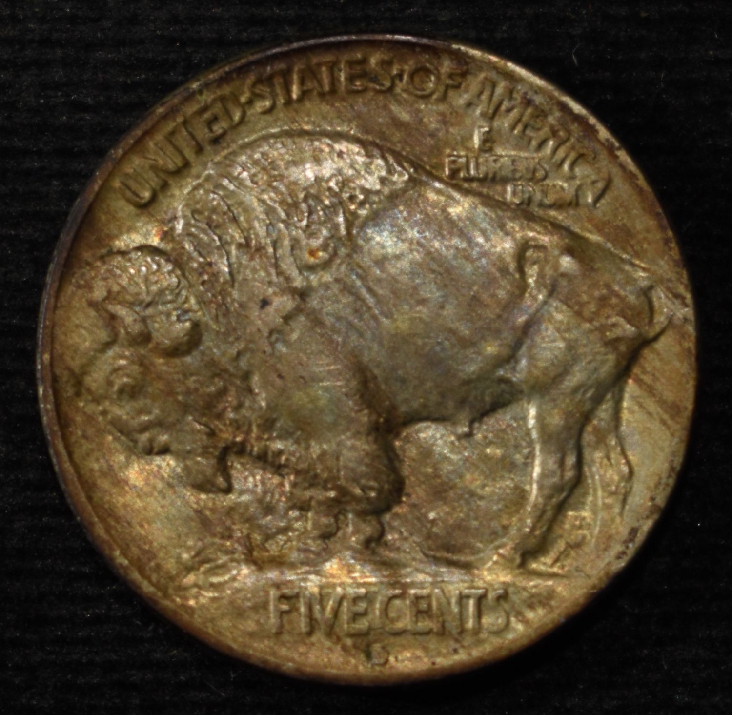 1913-D T-1 BUFFALO NICKEL CH AU