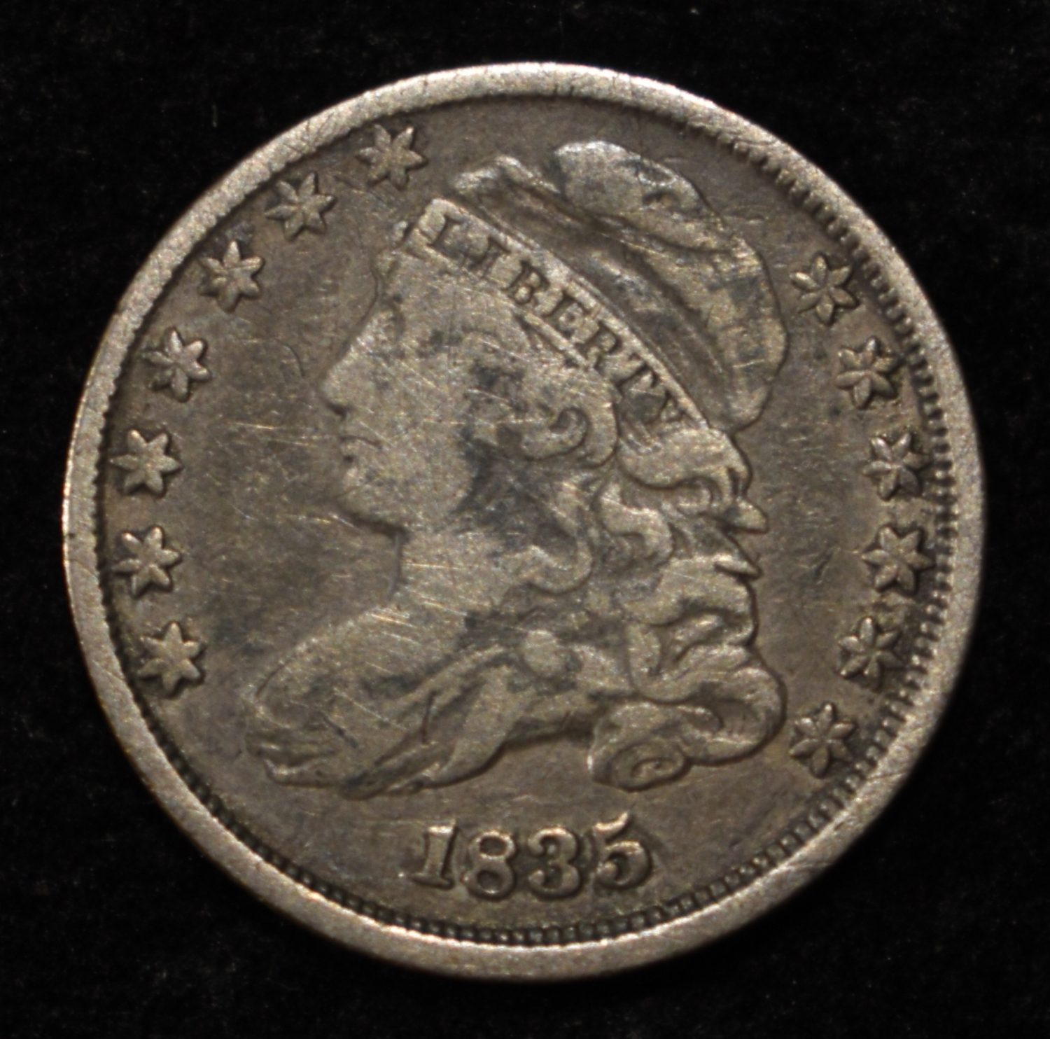 1835 CAPPED BUST DIME