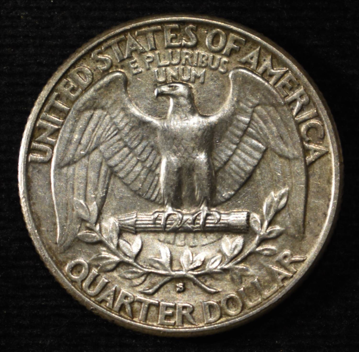 1932-S WASHINGTON QUARTER AU