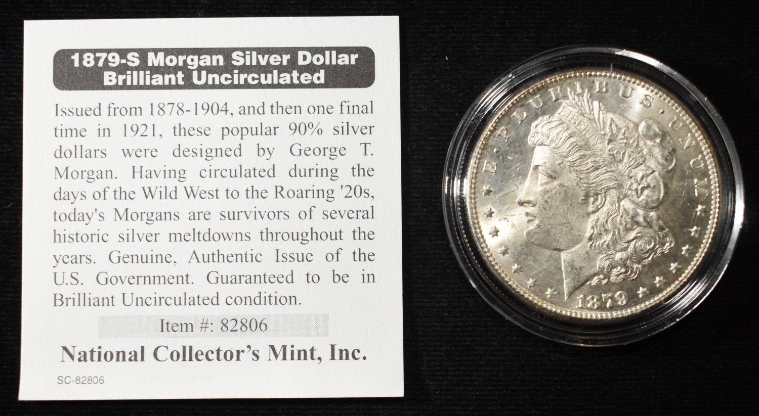 1879-S MORGAN DOLLAR BU