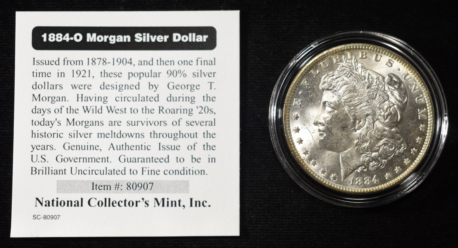 1884-O MORGAN DOLLAR