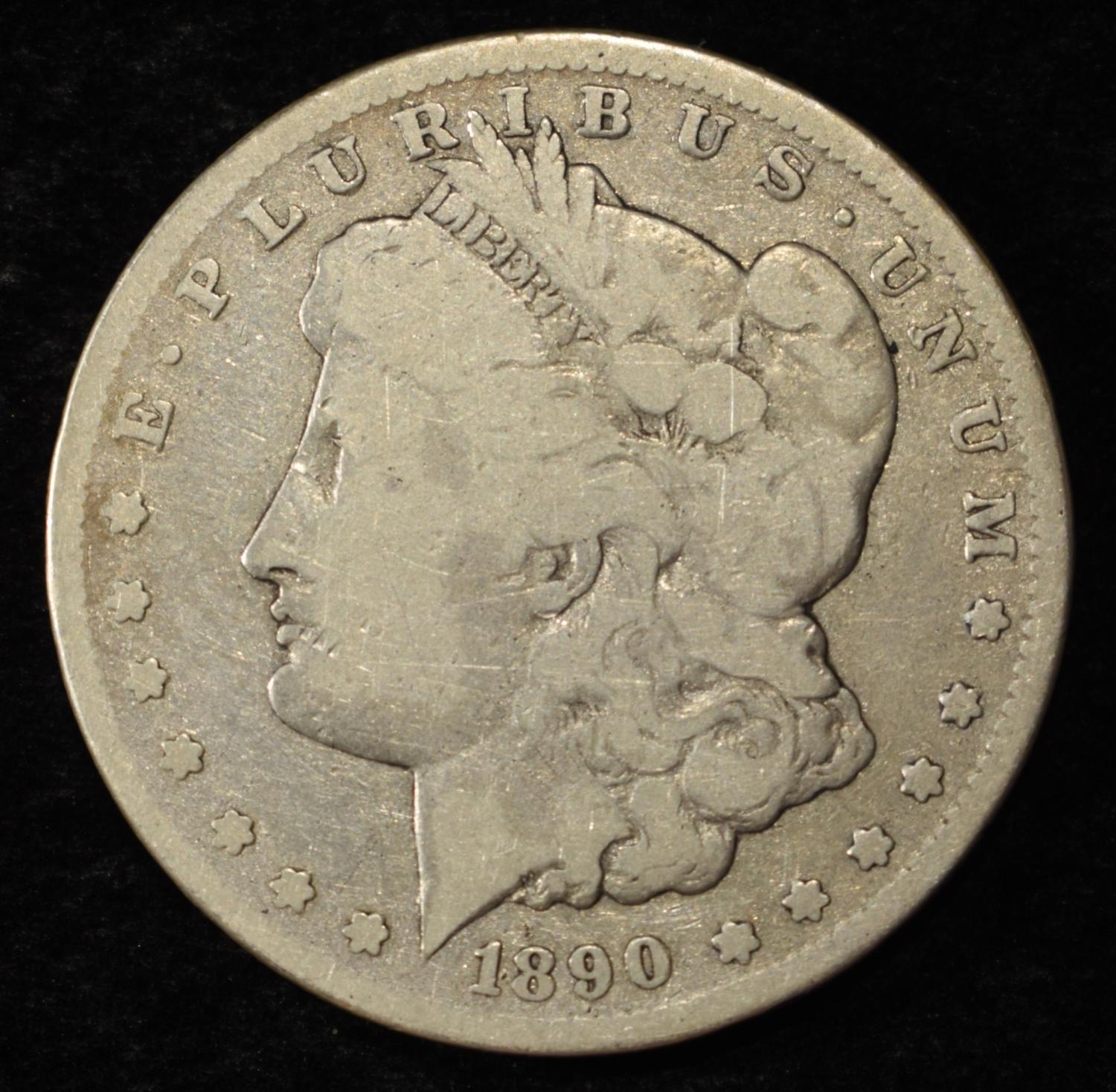 1890-CC MORGAN DOLLAR