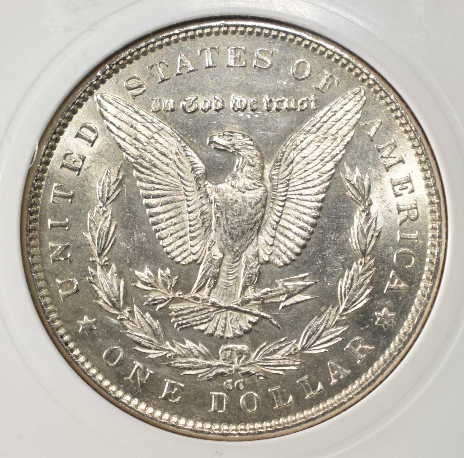 1892-CC MORGAN DOLLAR PCI GEM BU PROOF LIKE