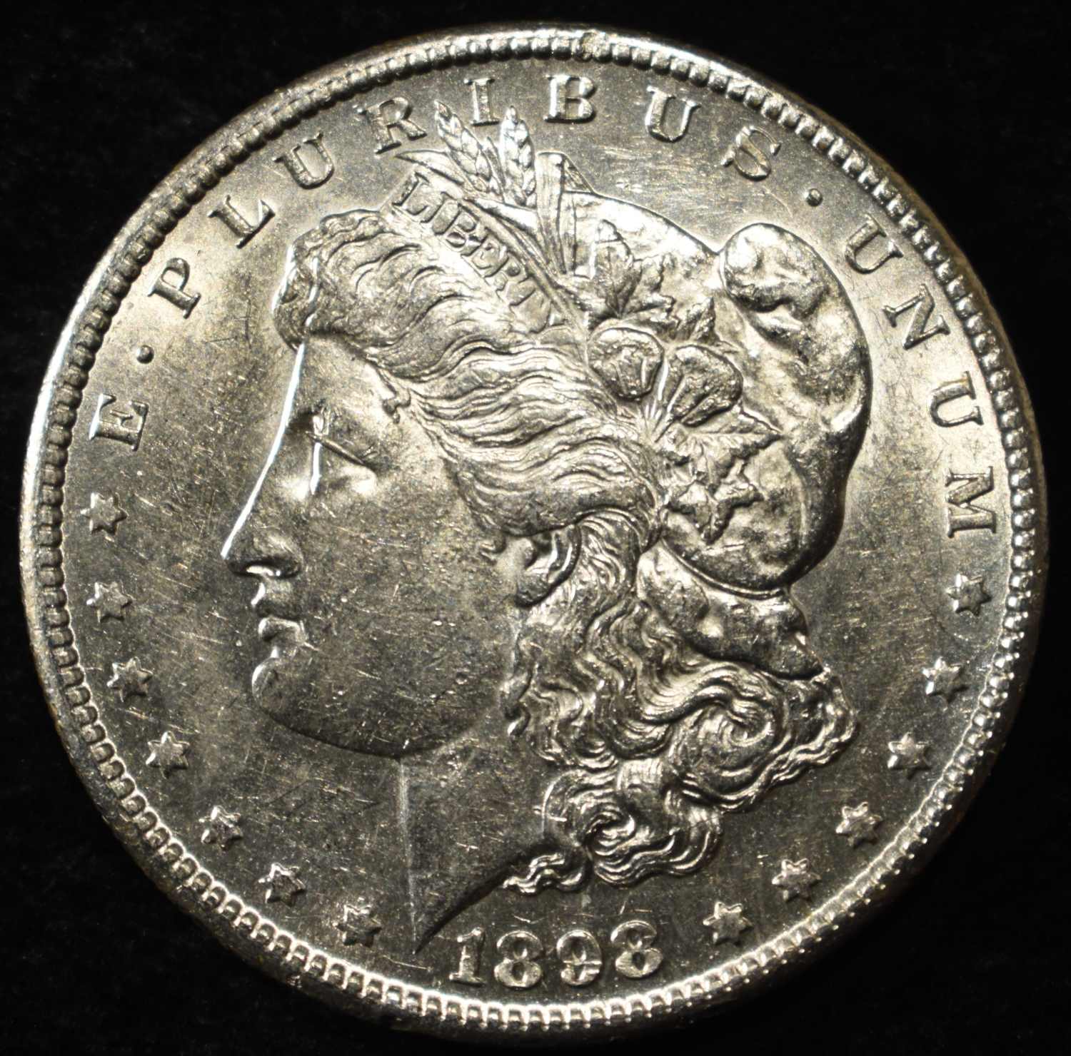 1898-S MORGAN DOLLAR AU/BU