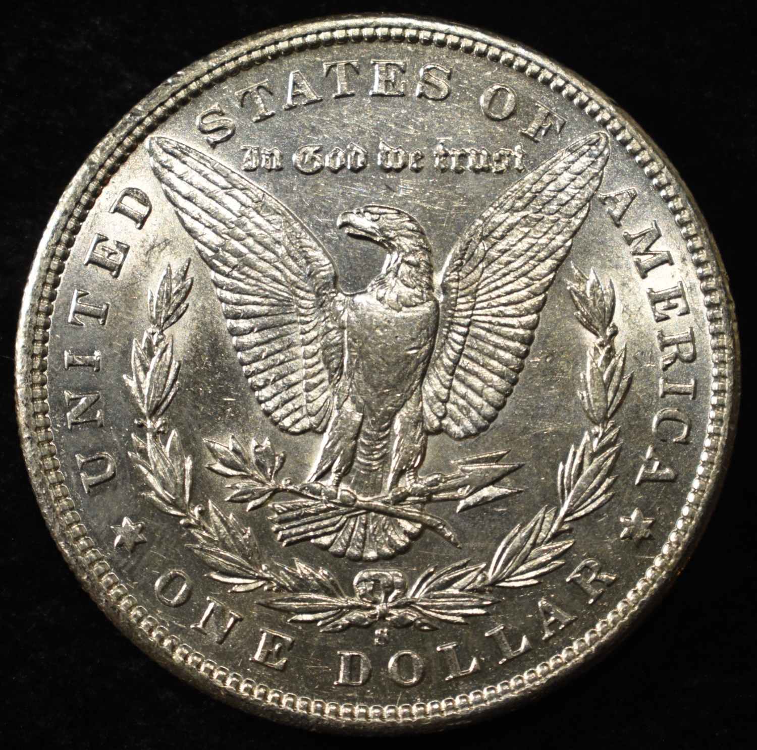 1898-S MORGAN DOLLAR AU/BU