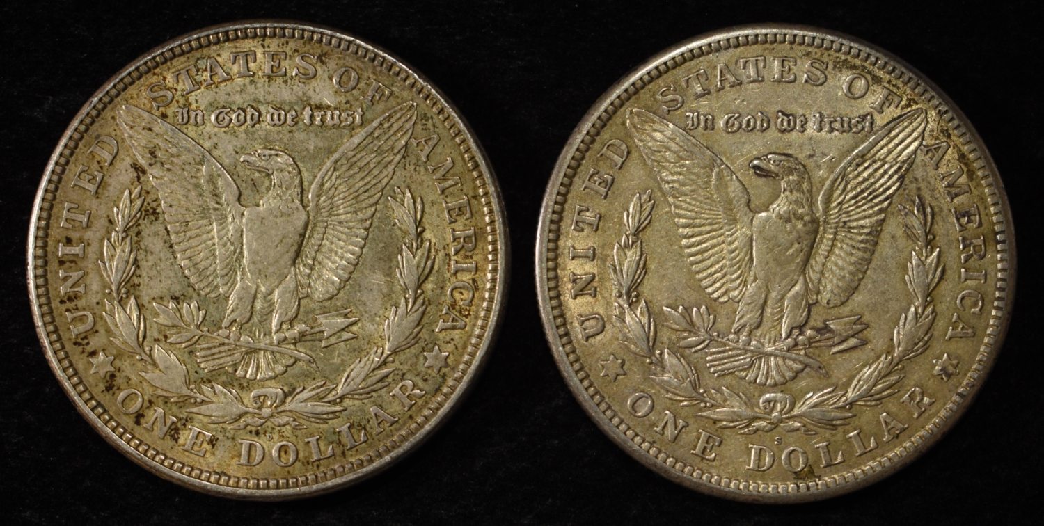 1921-D&S MORGAN DOLLARS
