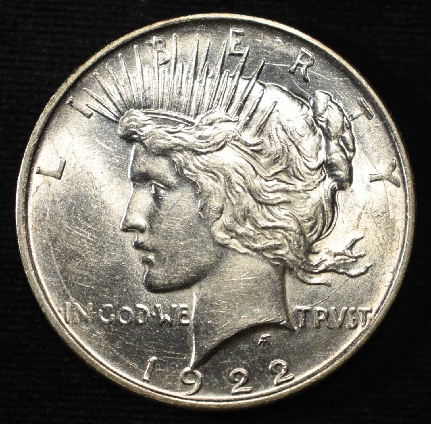 1922-D PEACE DOLLAR BU