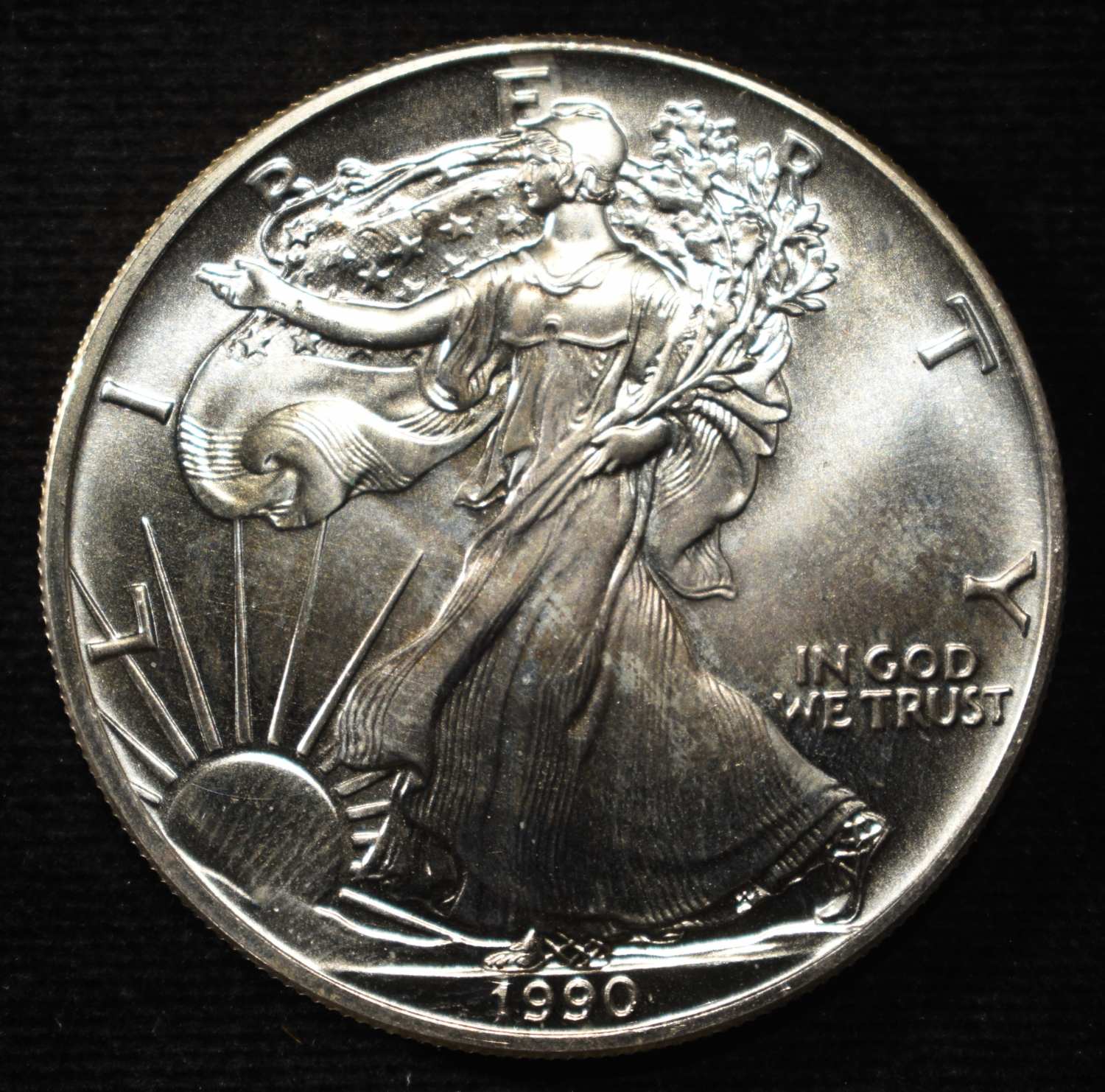 1990 AMERICAN SILVER EAGLE
