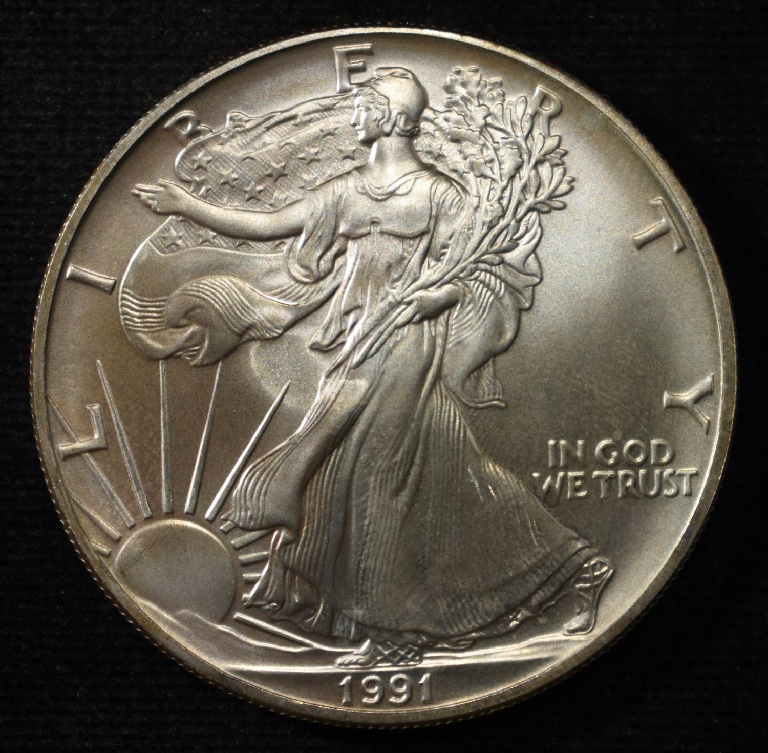 1991 AMERICAN SILVER EAGLE