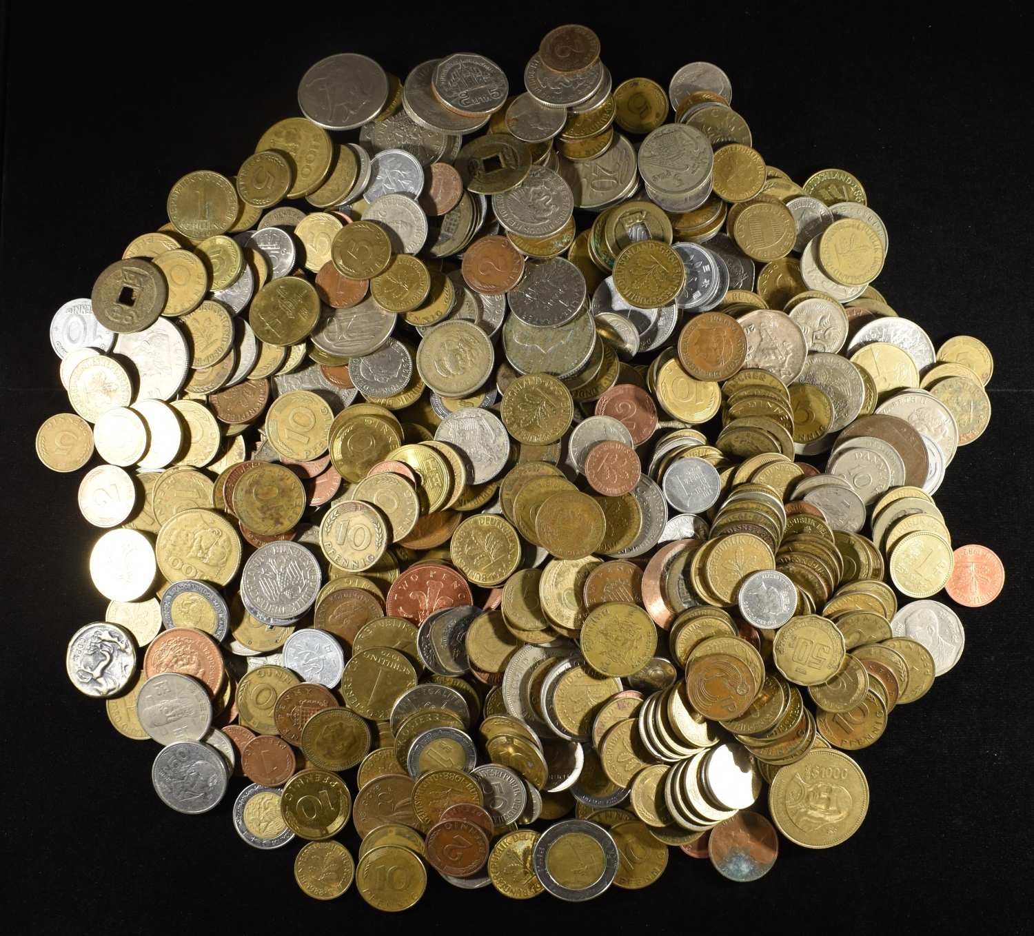 5 LBS FOREIGN COINS