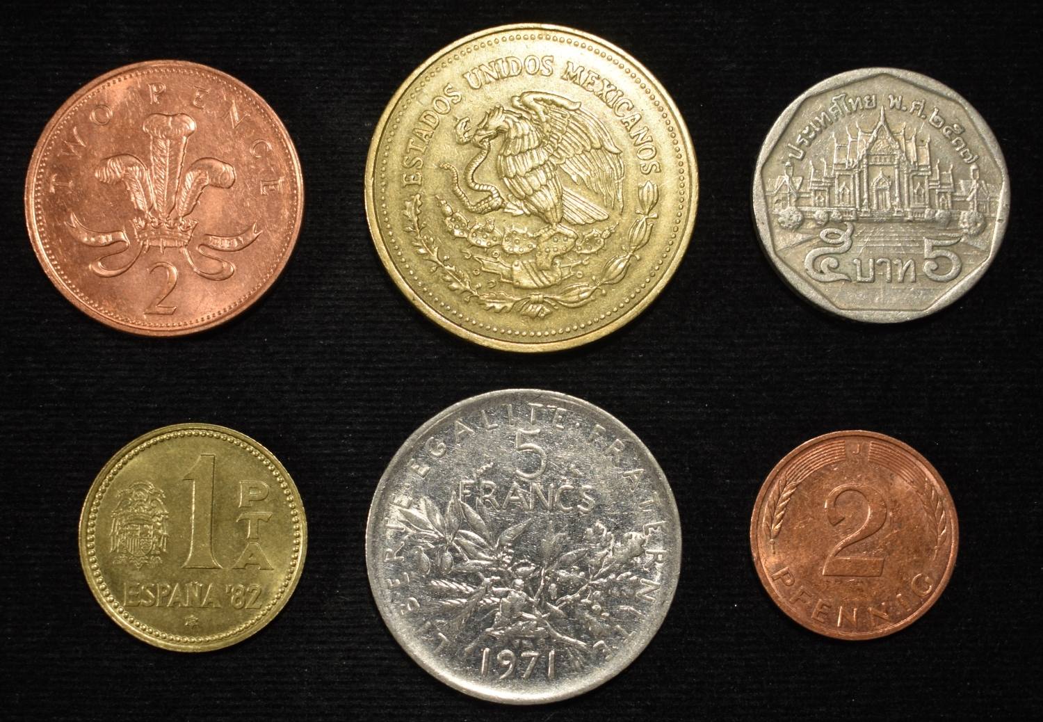 5 LBS FOREIGN COINS